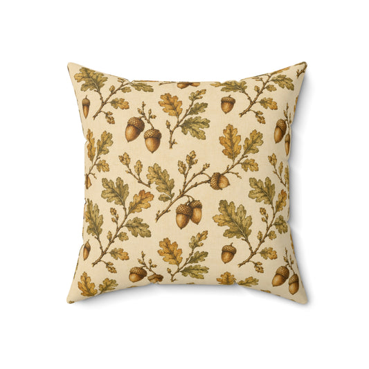 Old Soul Harvest™ Acorn Study Throw Pillow - Throw Pillow from Old Soul Harvest Campfire Circle