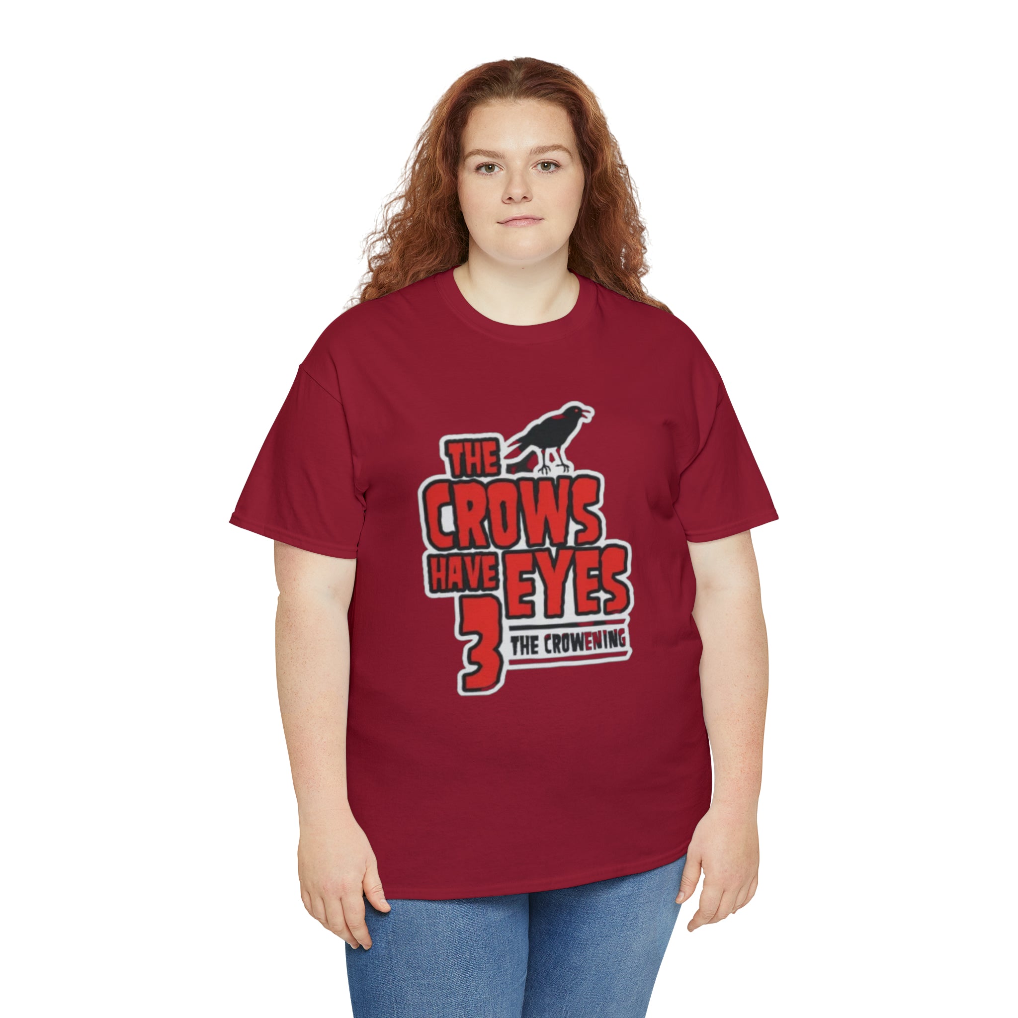 The Crows have eyes 3- Unisex Heavy Cotton T-Shirt - Creations by Chris and Carlos