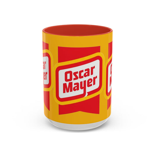 Accent Mug — Retro Oscar Mayer Logo Coffee Cup (11/15 oz) - Creations by Chris and Carlos
