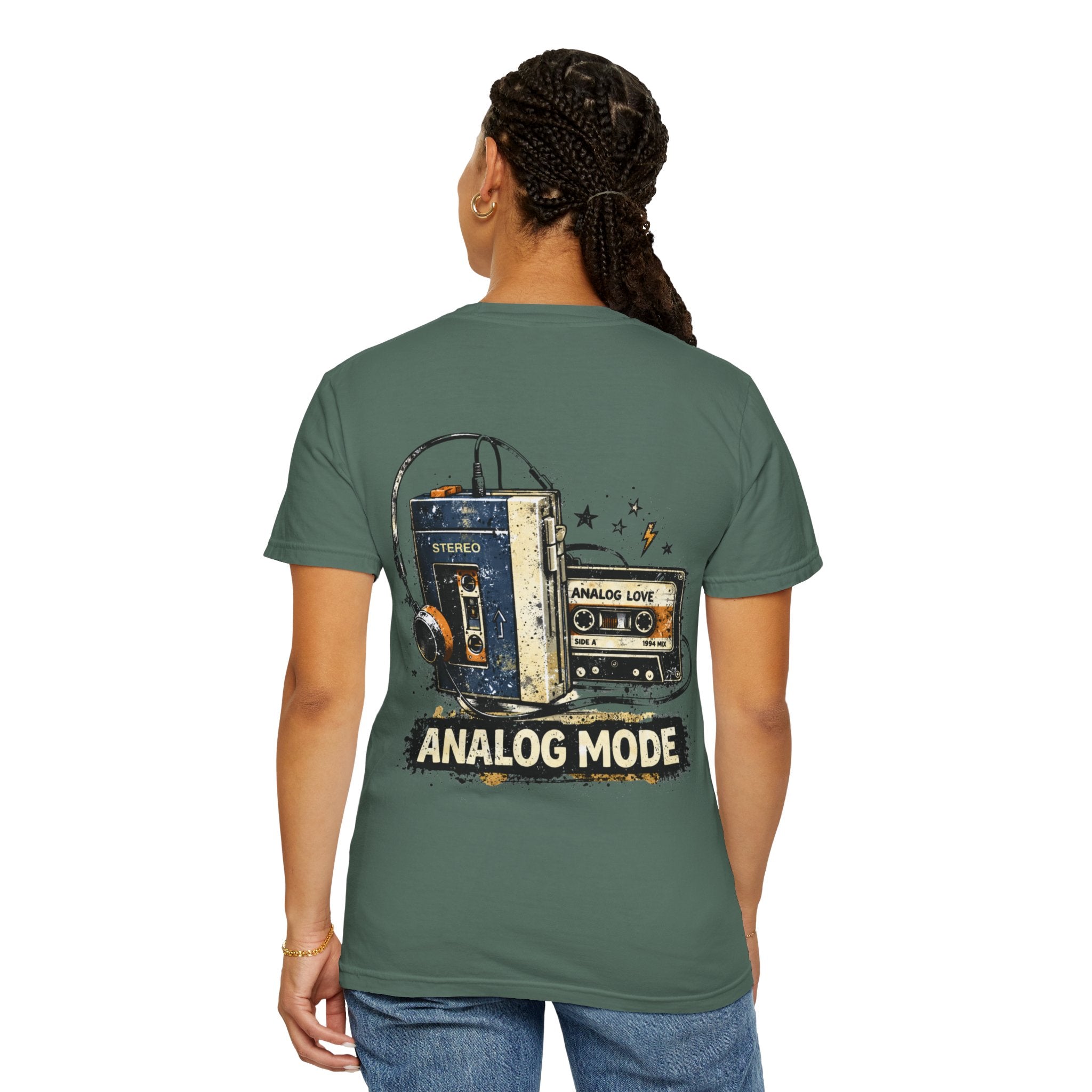 Analog Cassette T-Shirt — "Side B Soul" Vintage Tape Music Tee - Creations by Chris and Carlos