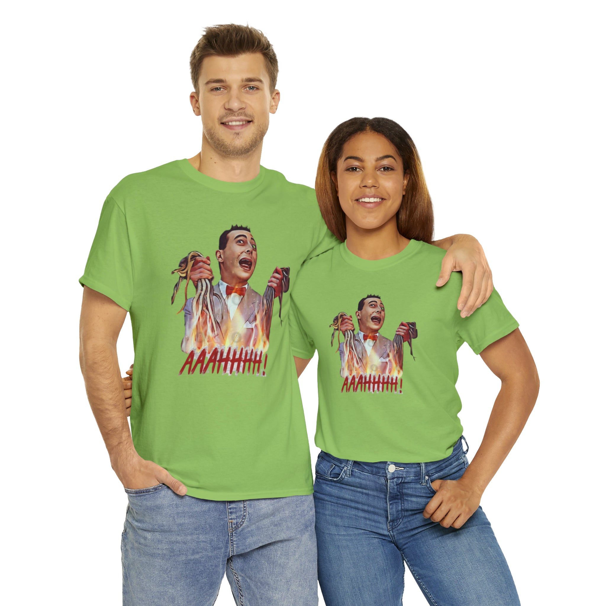 Pee Wee Herman-  Unisex Heavy Cotton T-Shirt - Creations by Chris and Carlos