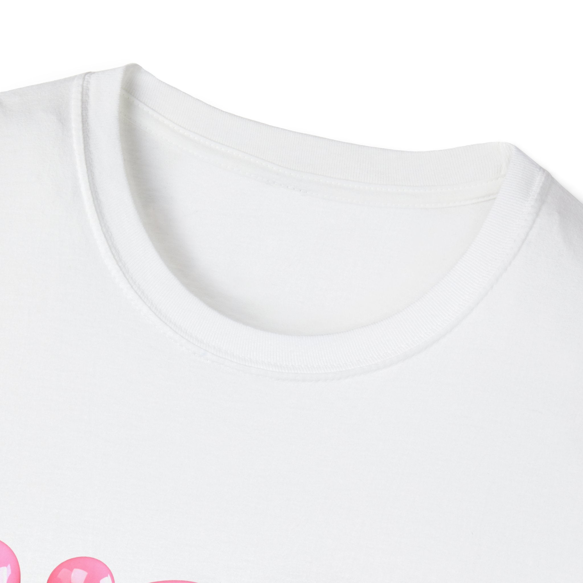 Neil Tran Pink Balloon Text T-Shirt - Creations by Chris and Carlos
