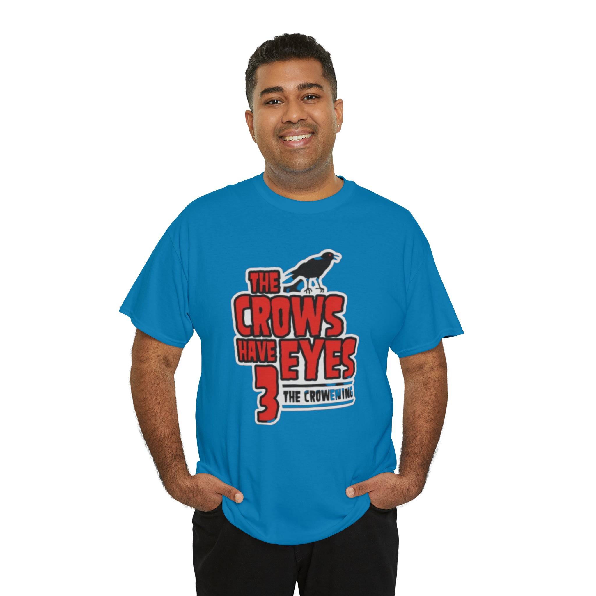 The Crows have eyes 3- Unisex Heavy Cotton T-Shirt - Creations by Chris and Carlos
