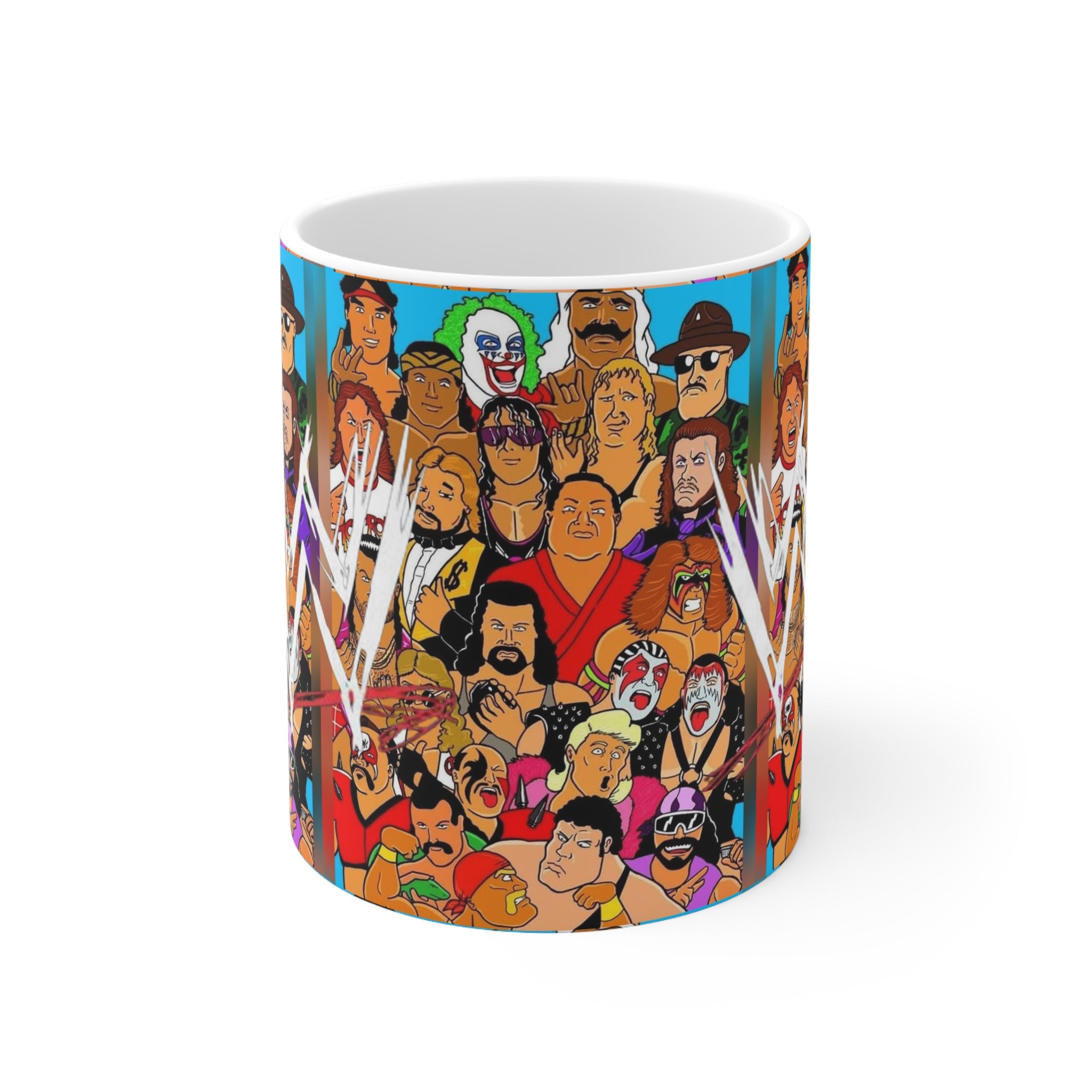 WWE Champions-  White Ceramic Mug - Creations by Chris and Carlos