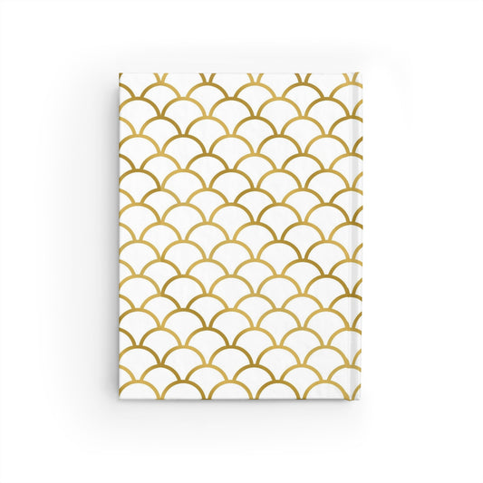 Gold Journal - Ruled Line - Creations by Chris and Carlos