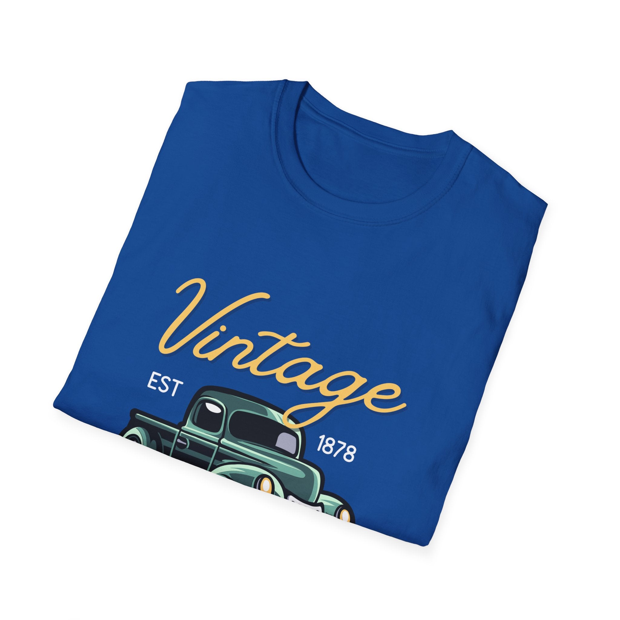 Vintage Truck T-Shirt — "Vintage" Retro Pickup Graphic Tee - Creations by Chris and Carlos