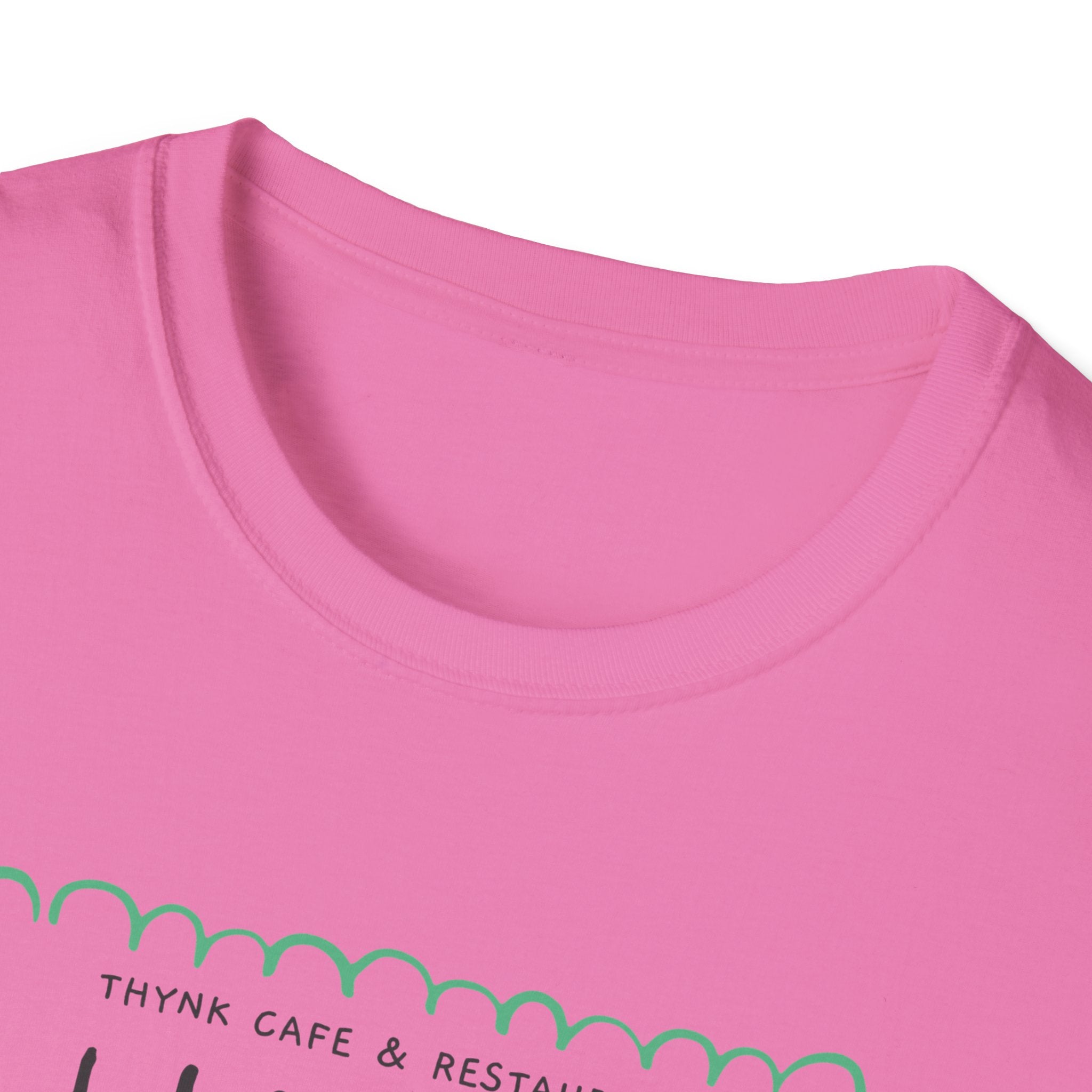 Happy Hours T-Shirt — Illustration of Friends Drinking at Cafe - Creations by Chris and Carlos