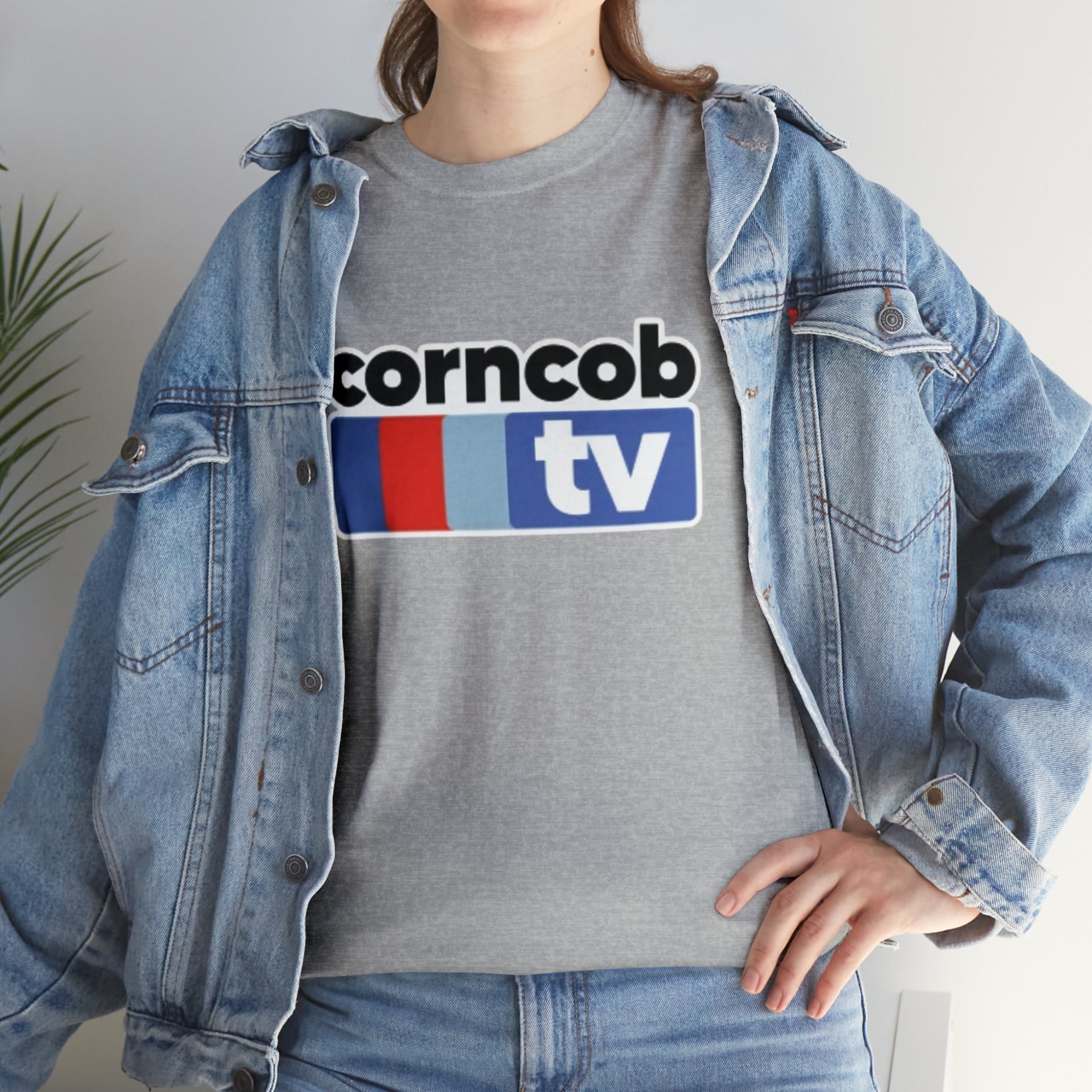 Corncob Tv- Unisex Heavy Cotton T-Shirt - Creations by Chris and Carlos