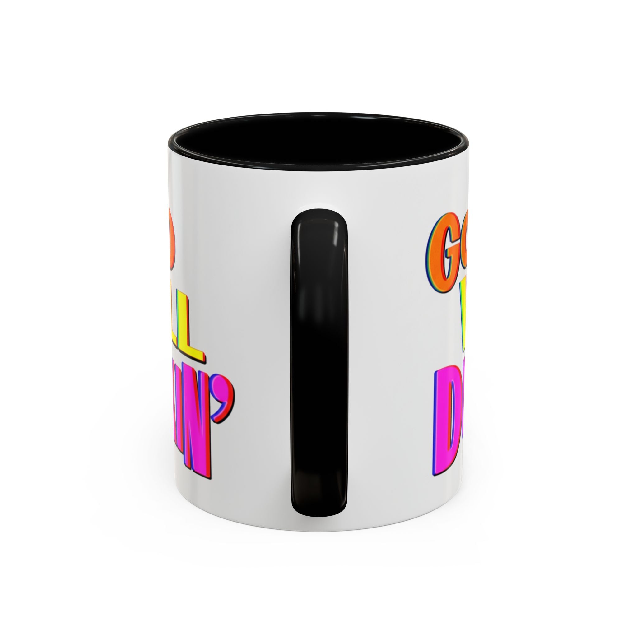 Good Will Dunkin' Coffee Mug — Colorful Retro Donut Lover Gift (11/15oz) - Creations by Chris and Carlos