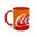 Coca-Cola Inspired Accent Coffee Mug - Orange Vanilla Flavor Design - Fun Beverage Gift