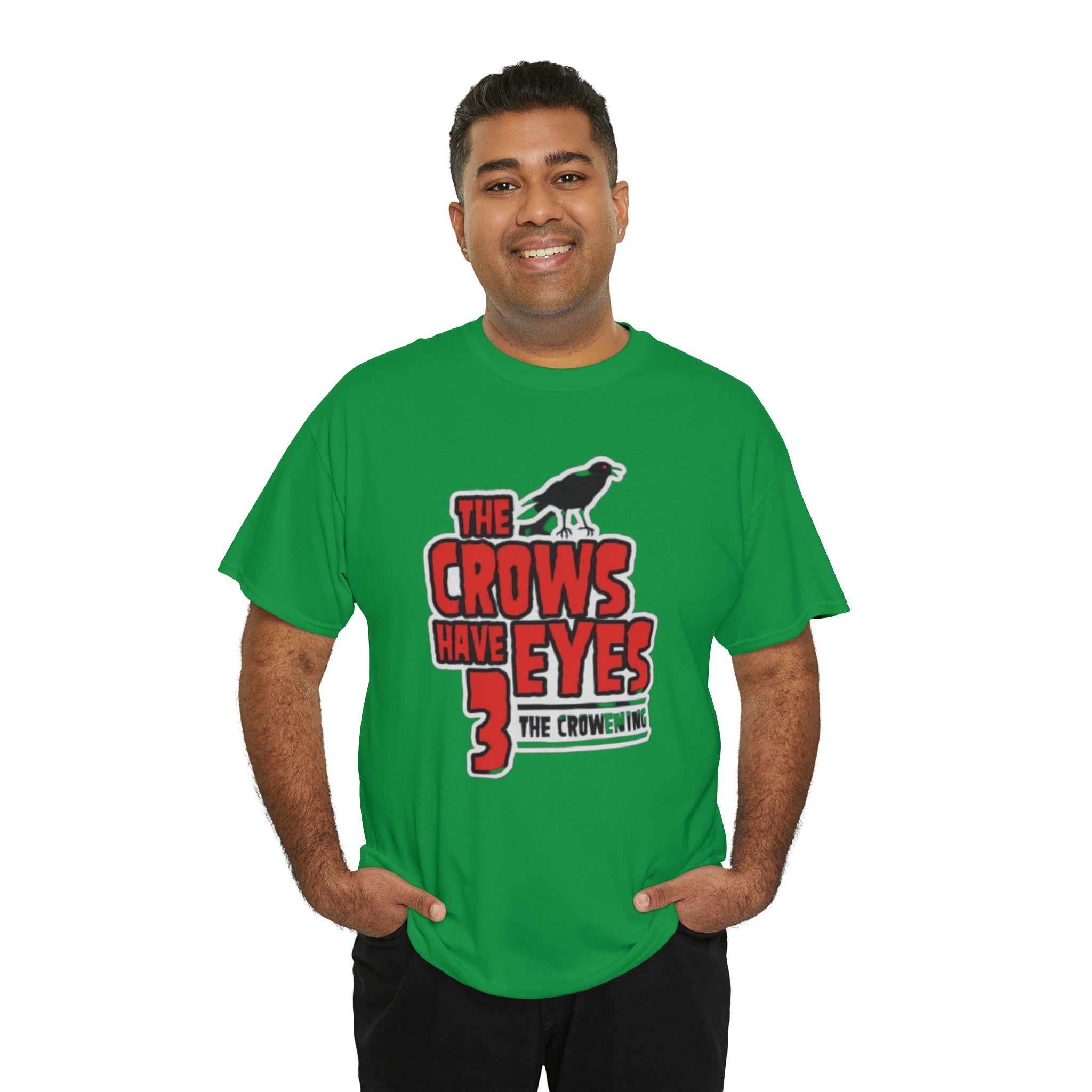The Crows have eyes 3- Unisex Heavy Cotton T-Shirt - Creations by Chris and Carlos