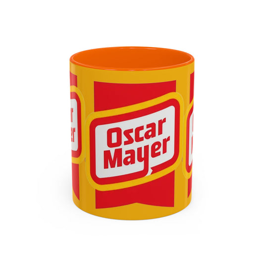 Accent Mug — Retro Oscar Mayer Logo Coffee Cup (11/15 oz) - Creations by Chris and Carlos