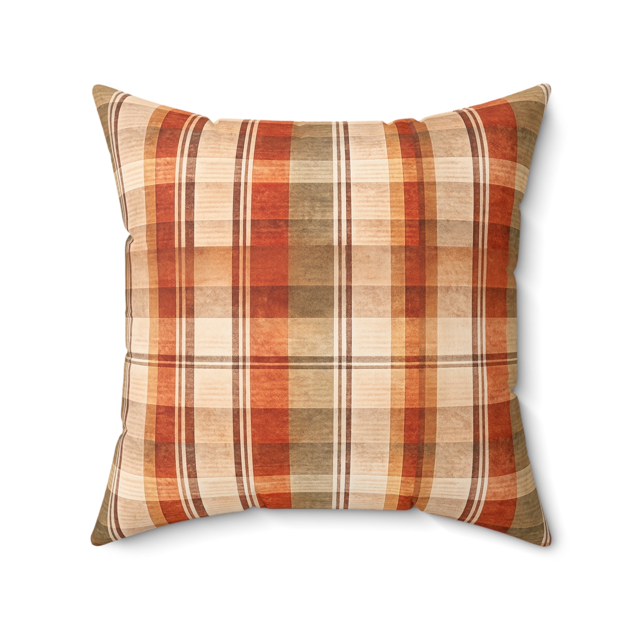Old Soul Harvest™ Heirloom Plaid Throw Pillow - Throw Pillow from Old Soul Harvest Campfire Circle