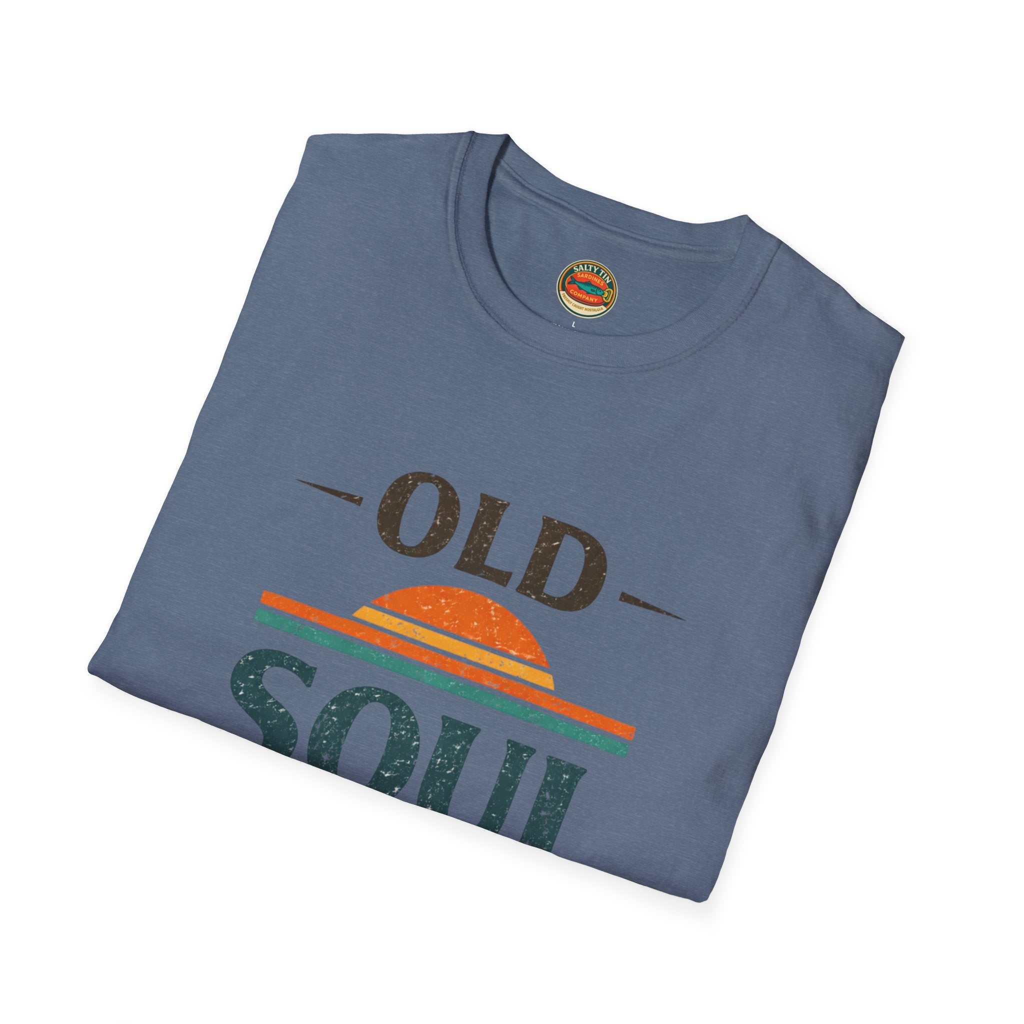Old Soul Club T-Shirt — Retro Sunset Graphic Tee - Creations by Chris and Carlos