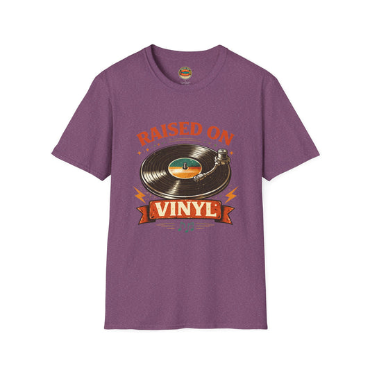 Raised on Vinyl T-Shirt — Retro Record Lover Tee - Creations by Chris and Carlos