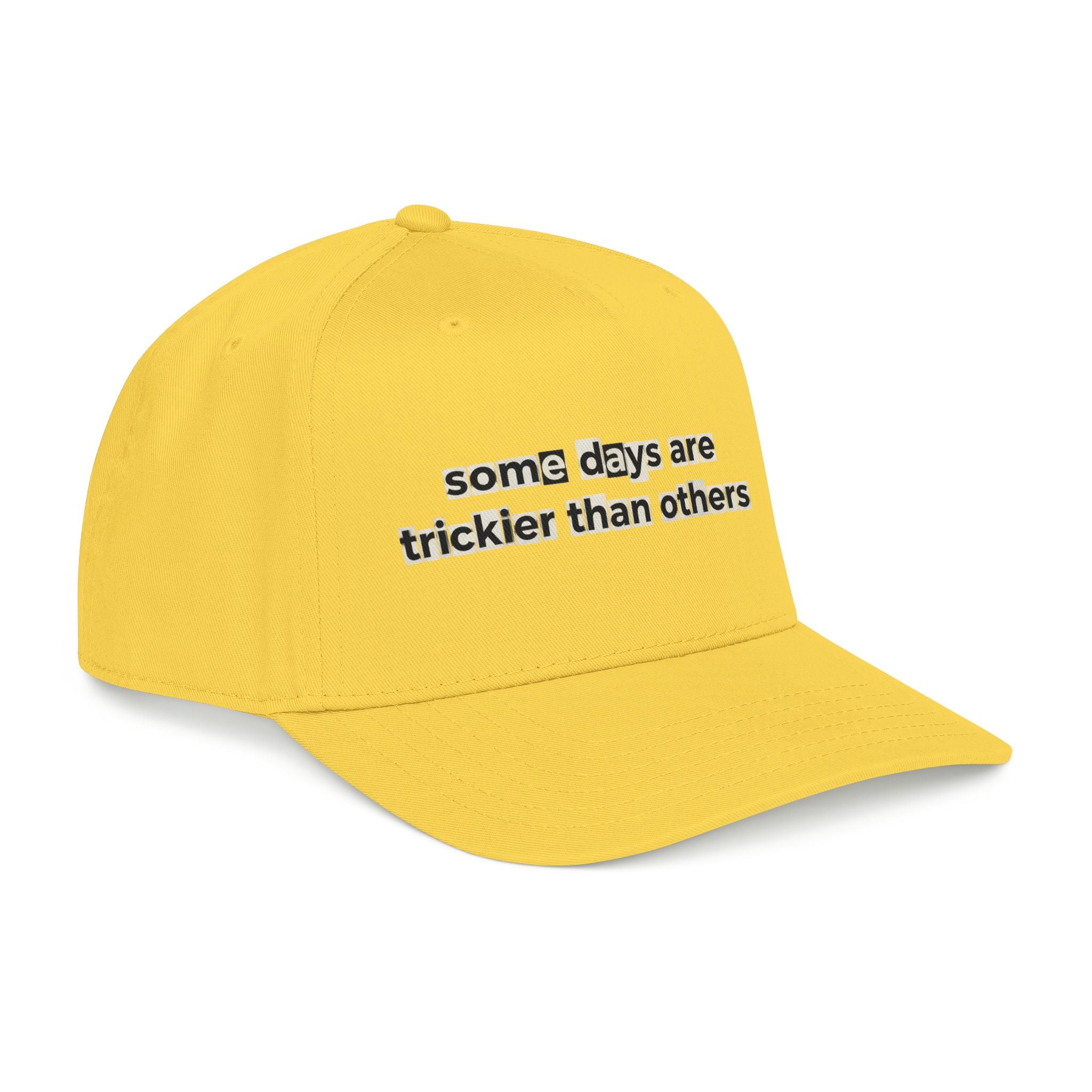 Baseball Cap — "Some Days Are Trickier Than Others" Patch - Creations by Chris and Carlos