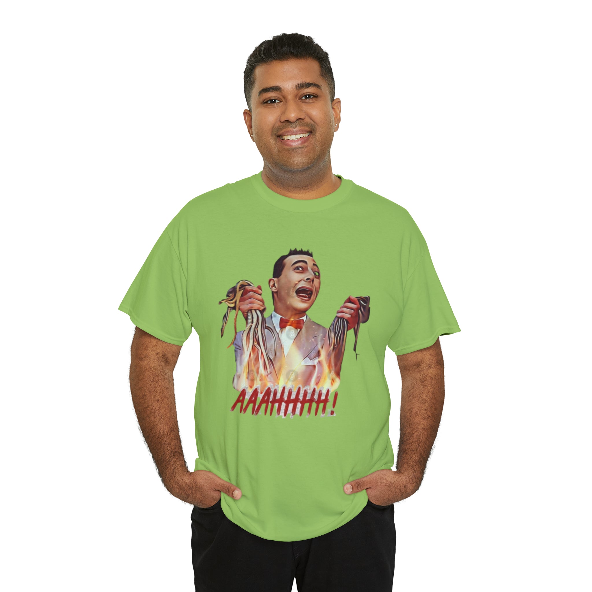 Pee Wee Herman-  Unisex Heavy Cotton T-Shirt - Creations by Chris and Carlos