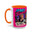 Jerry Springer Show Accent Coffee Mug — Retro TV Talk Show Design