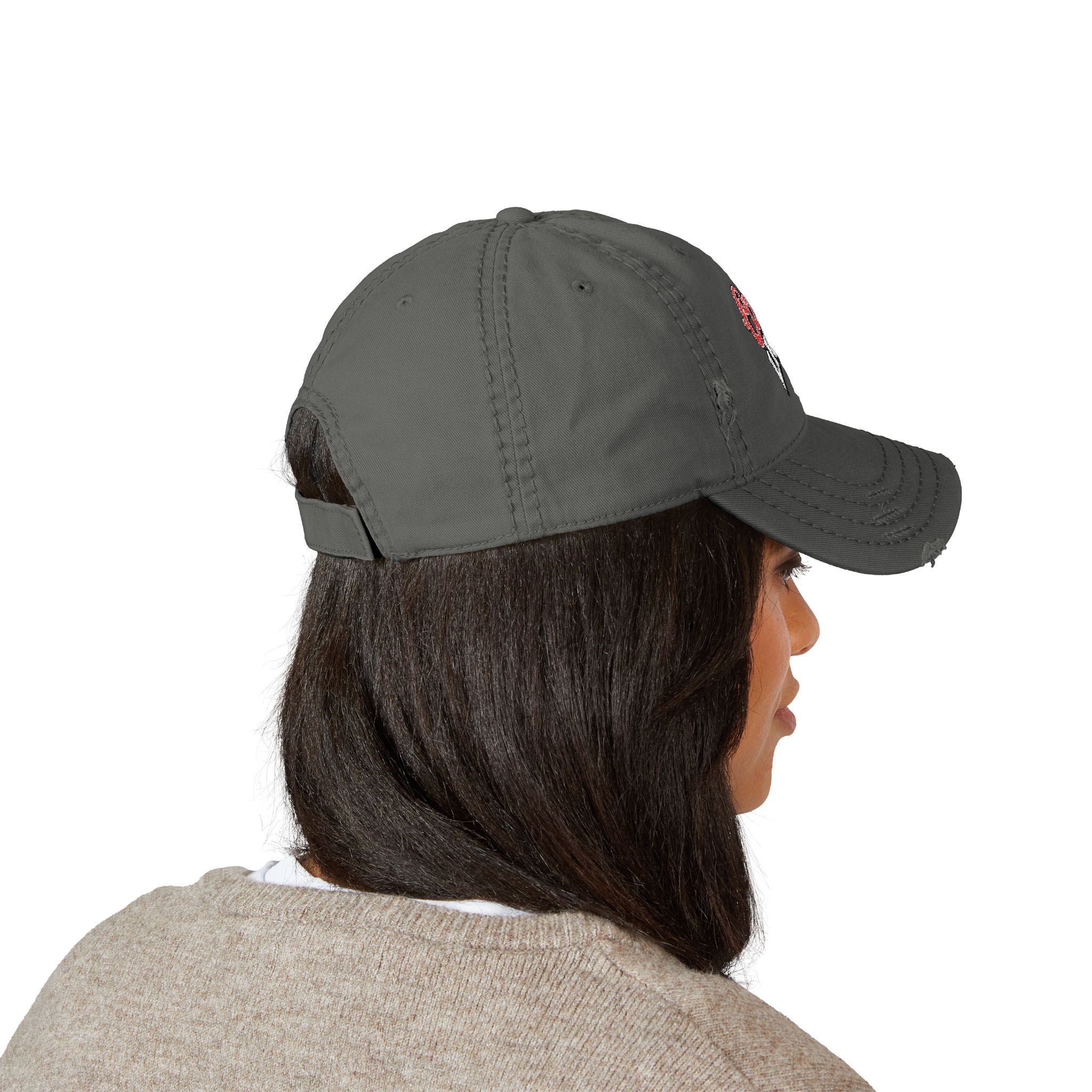 Coors Light Embroidered Distressed Dad Hat - Creations by Chris and Carlos