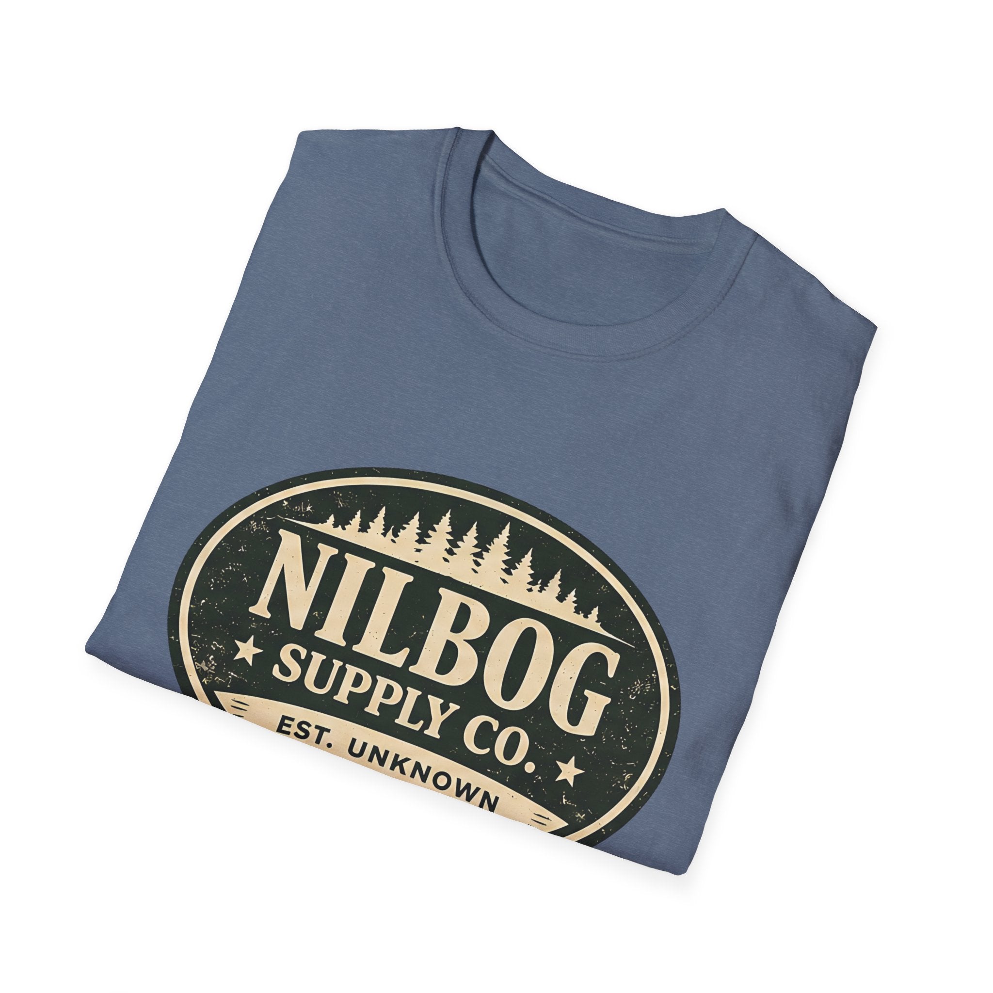 Nilbog Supply Co. T-Shirt — Vintage Horror Cabin Graphic Tee - Creations by Chris and Carlos