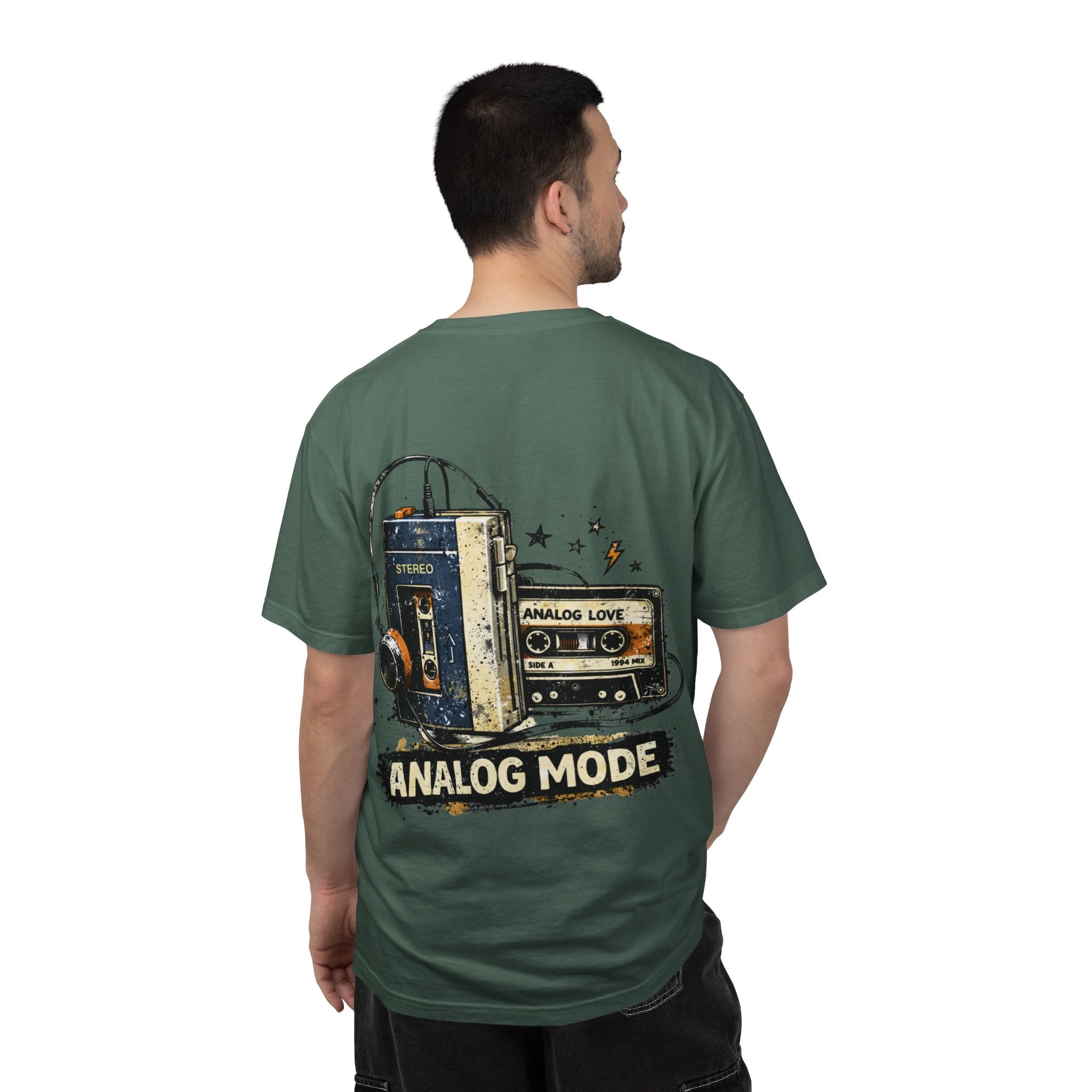Analog Cassette T-Shirt — "Side B Soul" Vintage Tape Music Tee - Creations by Chris and Carlos