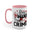 Runs on Wine and True Crime- Accent Mugs