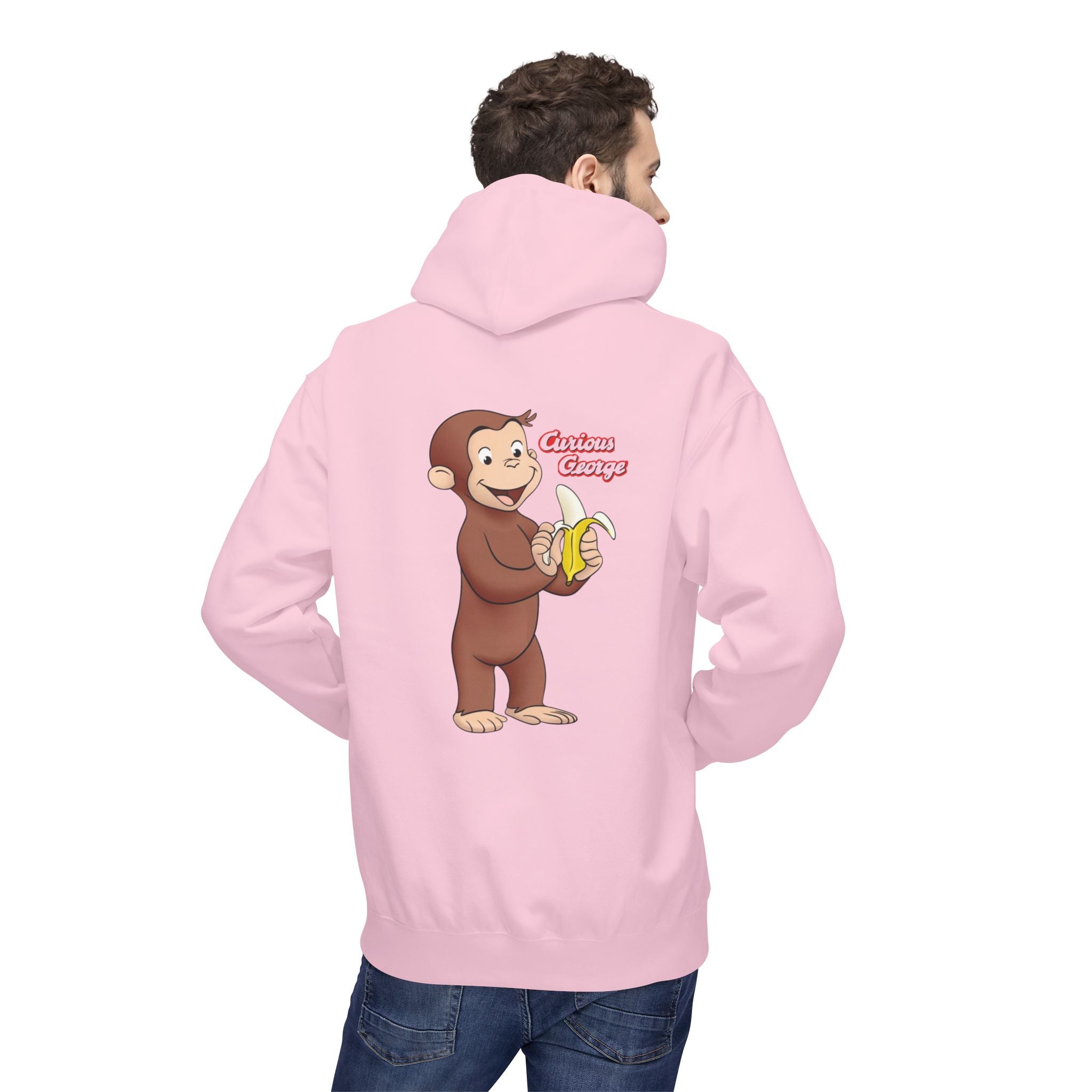 Hoodie — Curious George "Curious Monkey" Banana Graphic Fleece Hoodie - Creations by Chris and Carlos