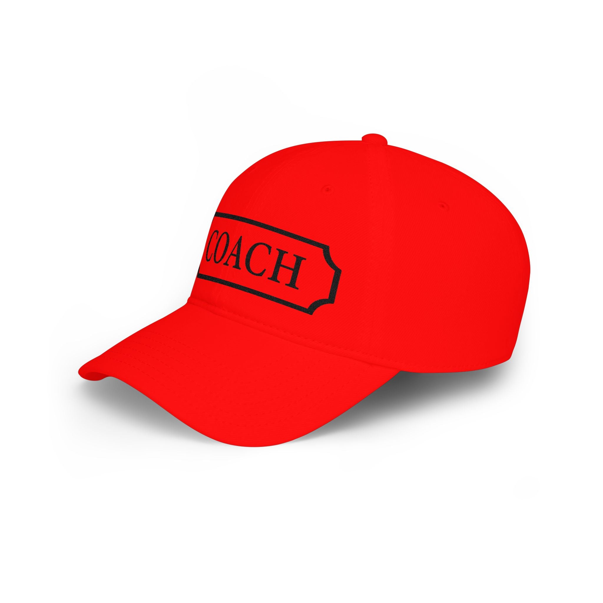 Coach Baseball Cap — Embroidered Low Profile Coach Hat for Sports Coaches & Team Gifts - Creations by Chris and Carlos