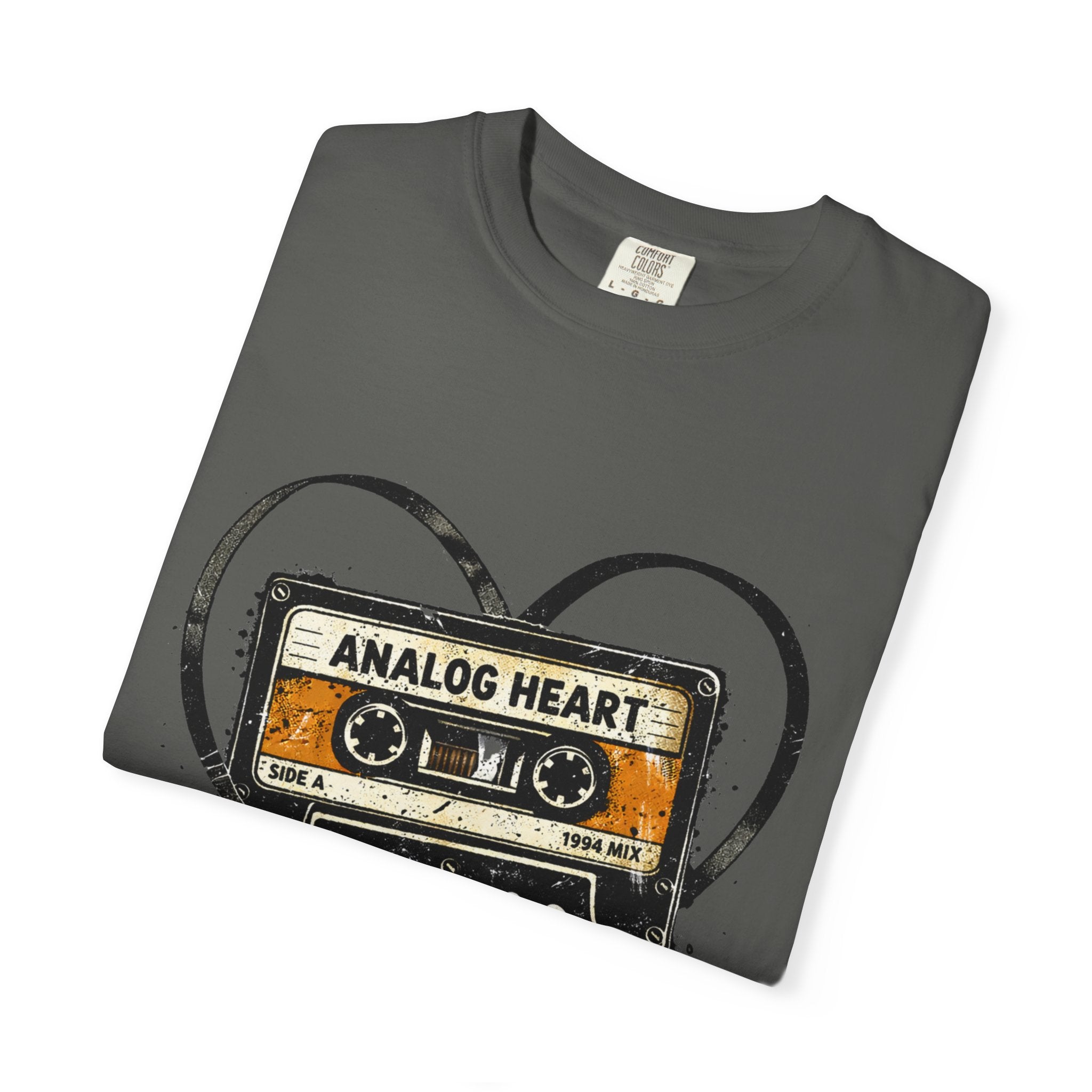 Analog Heart Cassette T-Shirt - Creations by Chris and Carlos