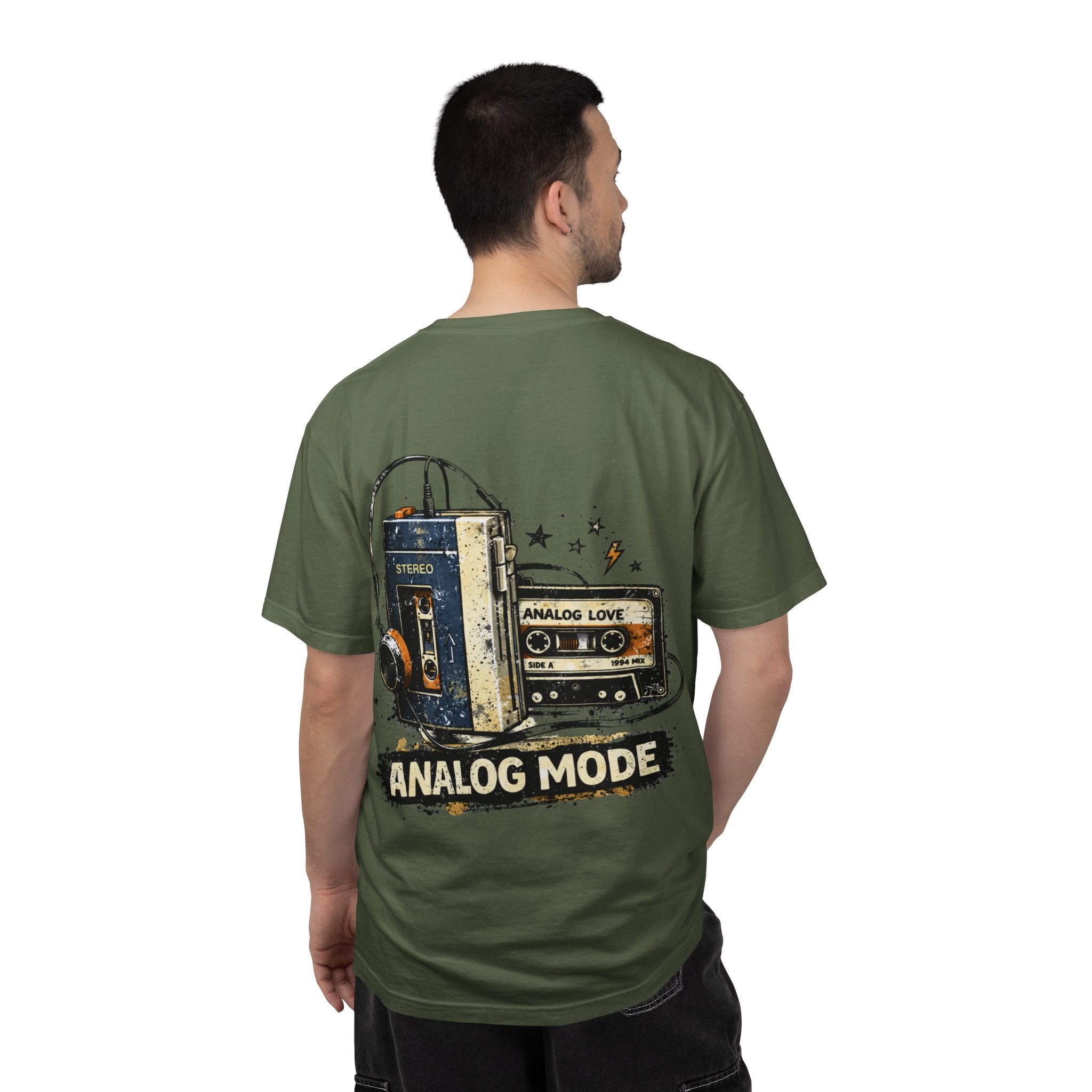 Analog Cassette T-Shirt — "Side B Soul" Vintage Tape Music Tee - Creations by Chris and Carlos