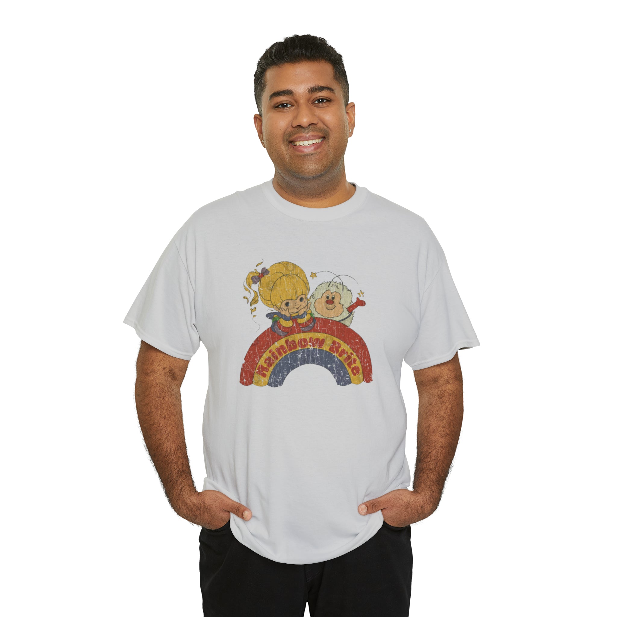 Rainbow Bright- Unisex Heavy Cotton T-Shirt - Creations by Chris and Carlos
