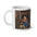 Brown Coach Designer-Inspired Jumbo Mug (20oz) with Cute Retro Betty PoopGirl & Handbag Pattern - Creations by Chris and Carlos