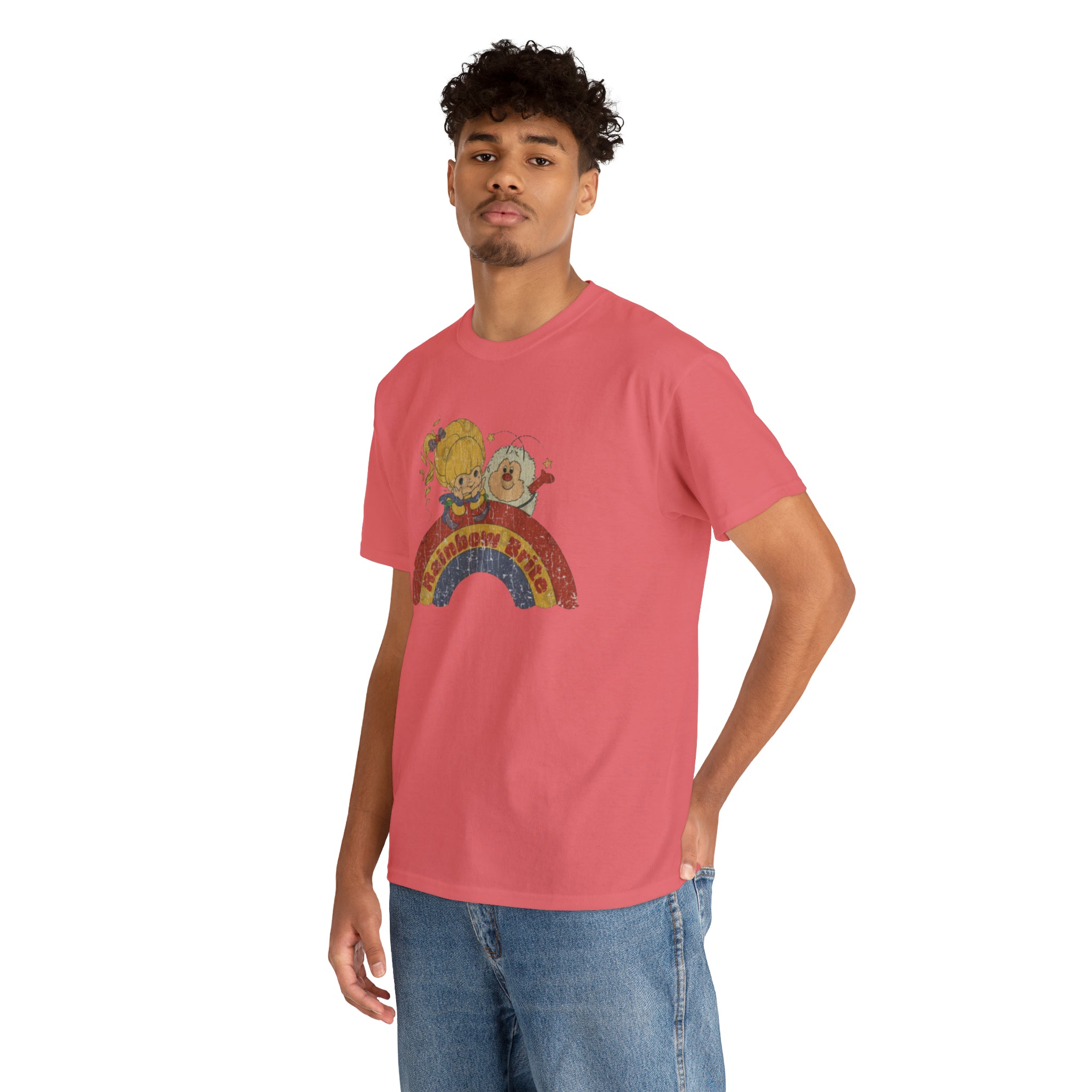 Rainbow Bright- Unisex Heavy Cotton T-Shirt - Creations by Chris and Carlos