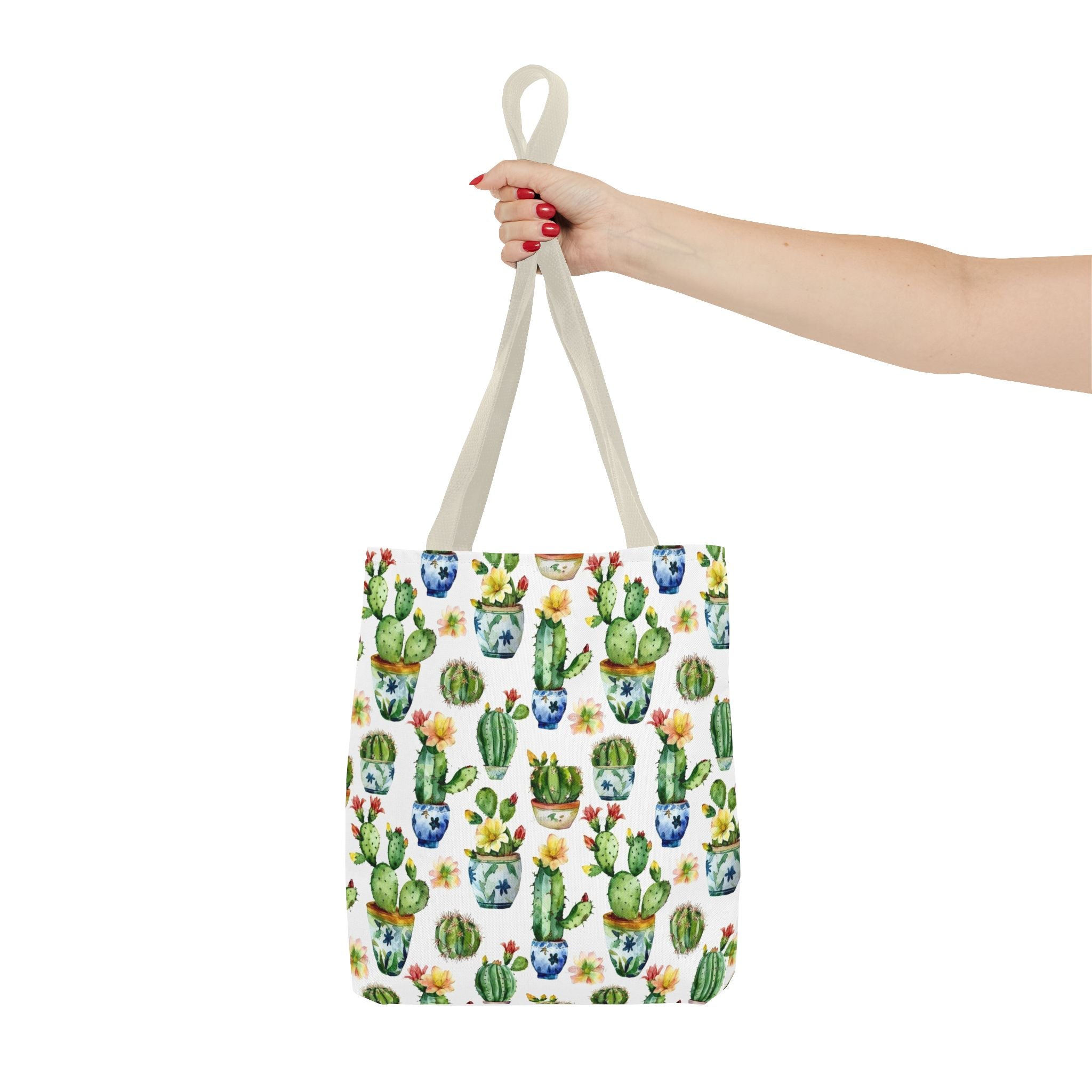 Sol y Alegría (Sun and Joy) Collection- Cactus Succulent Pattern Microfiber Blanket Soft Velveteen Throw for Home & Garden Lovers Cactus Watercolor Tote Bag – Floral Potted Succulent Pattern All-Over Print - Creations by Chris and Carlos