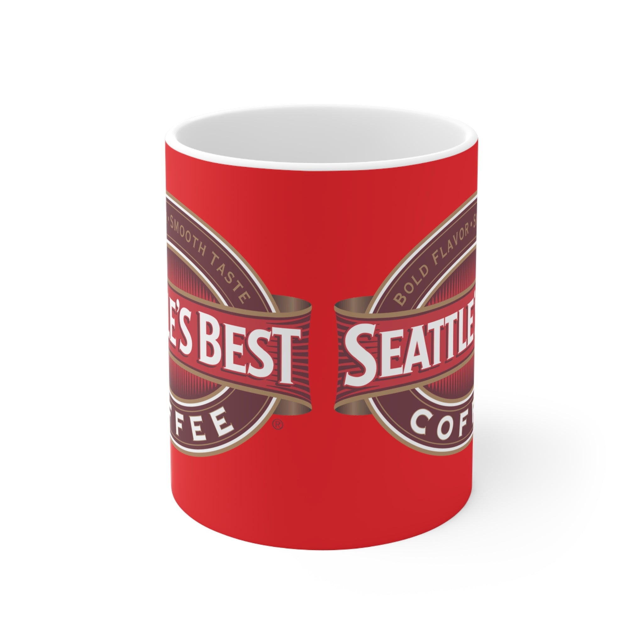 Seattle's Best Coffee- White Ceramic Mug - Creations by Chris and Carlos