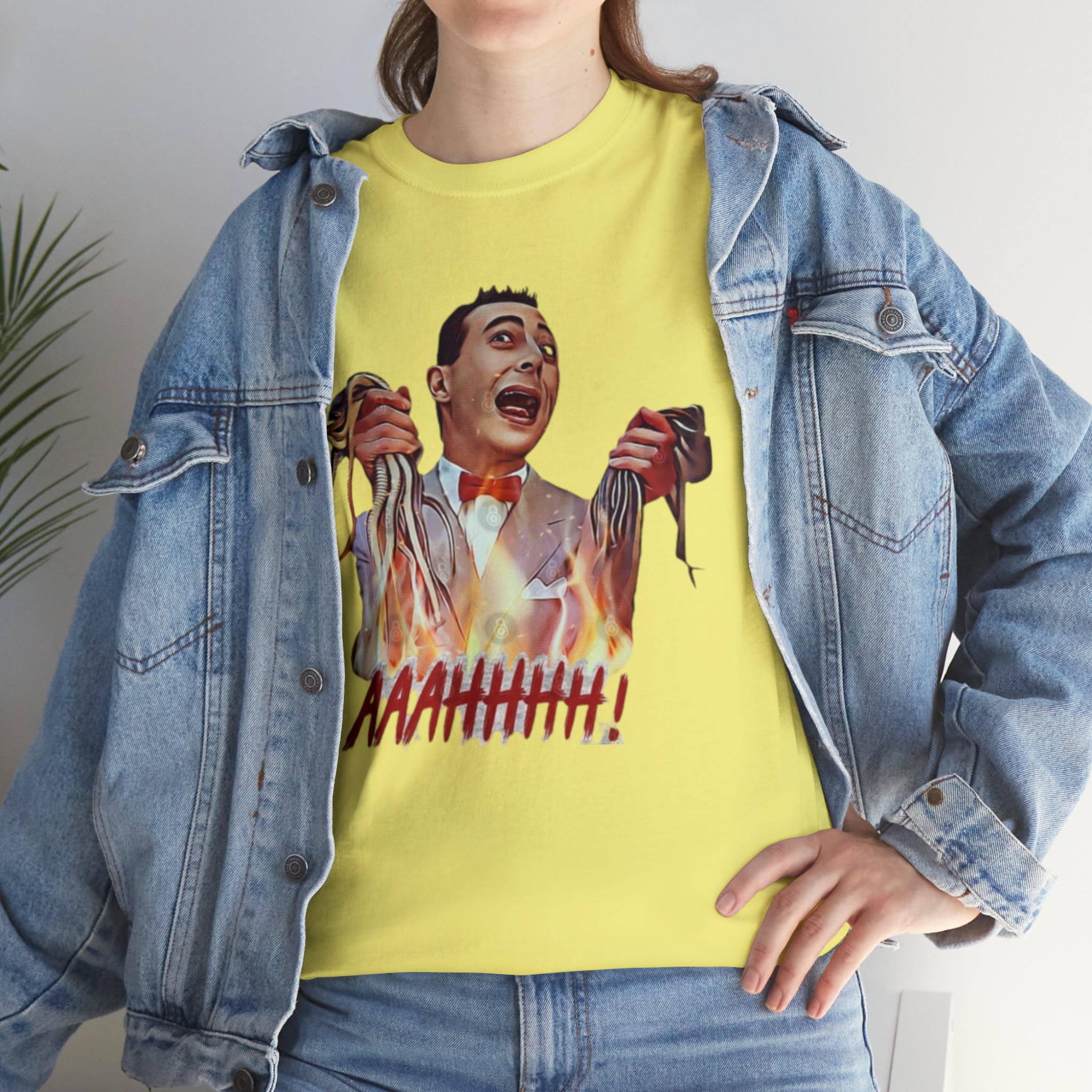 Pee Wee Herman-  Unisex Heavy Cotton T-Shirt - Creations by Chris and Carlos