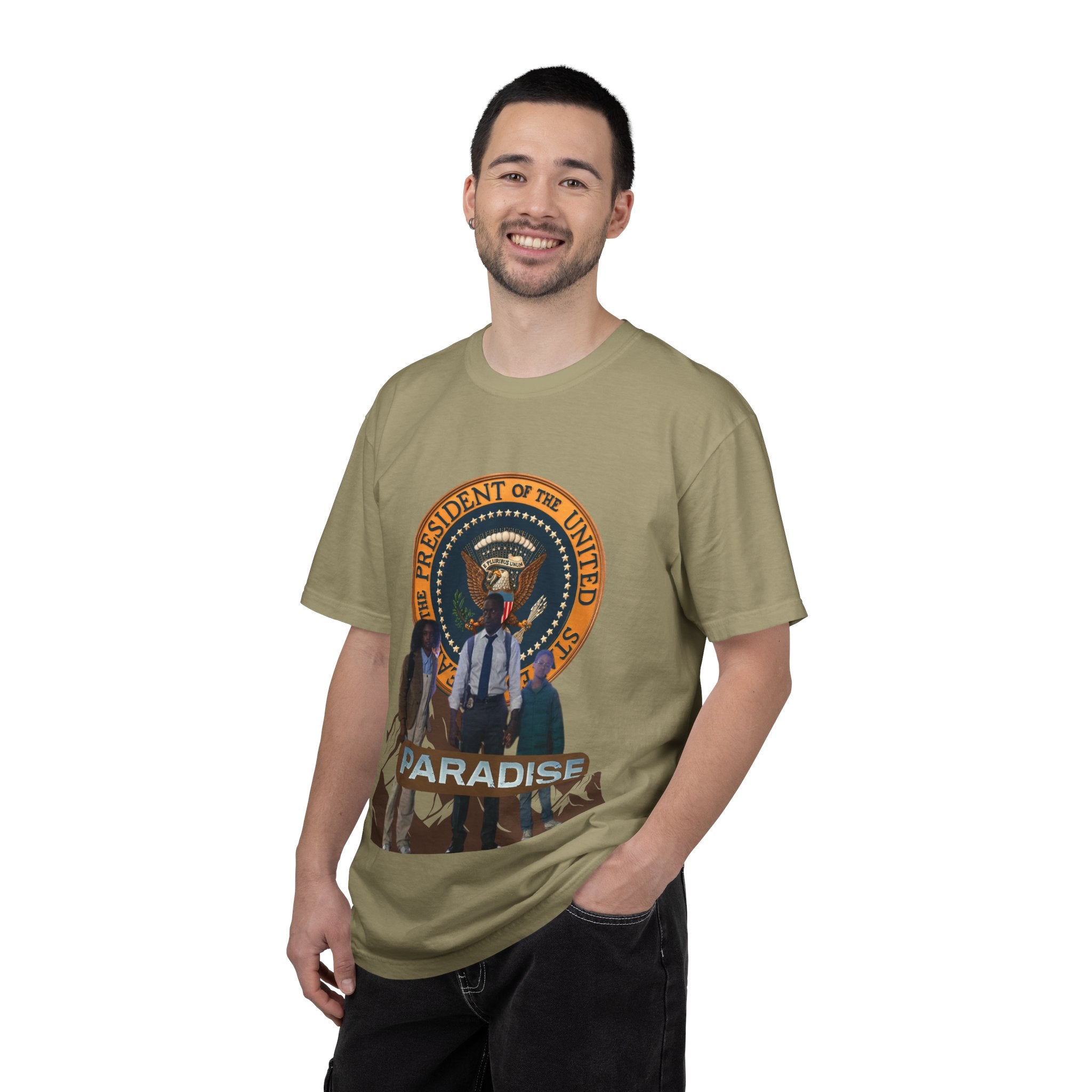 Paradise Presidential Seal Graphic T-Shirt - Creations by Chris and Carlos