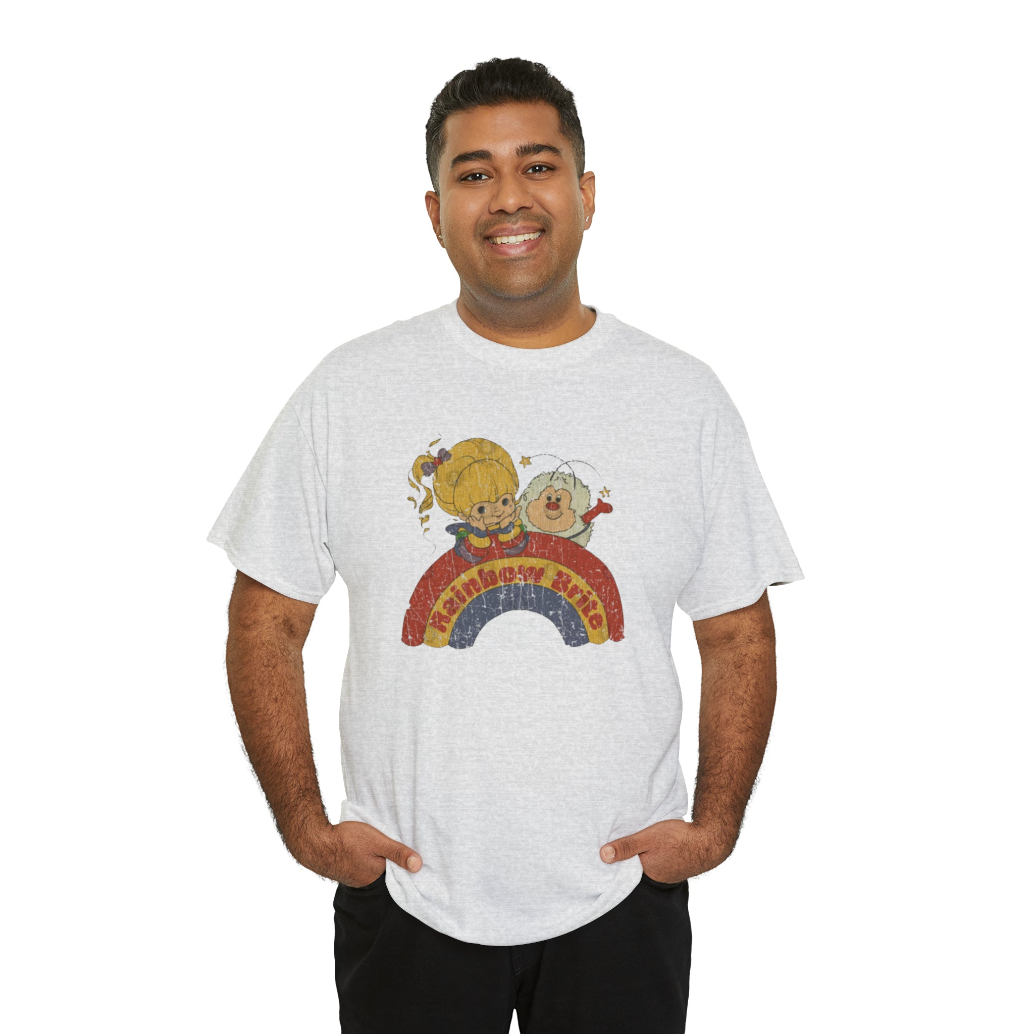 Rainbow Bright- Unisex Heavy Cotton T-Shirt - Creations by Chris and Carlos