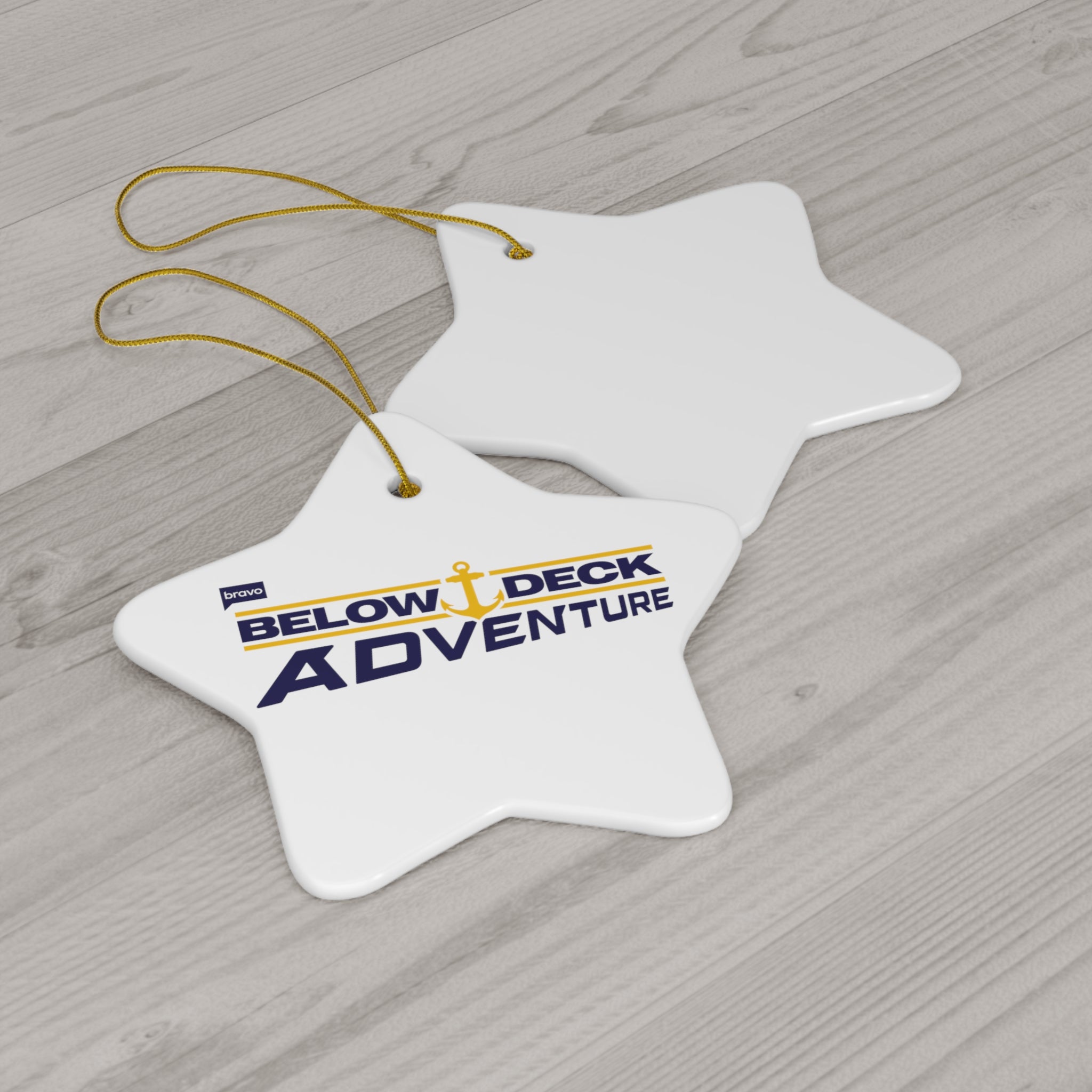Below Deck Adventure- Ceramic Ornament, 4 Shapes - Creations by Chris and Carlos