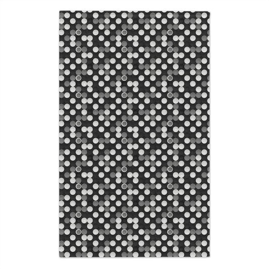 Prism Point Athletic Collection Black Honeycomb Rally Towel — 11x18 Microfiber Sport Towel - Creations by Chris and Carlos
