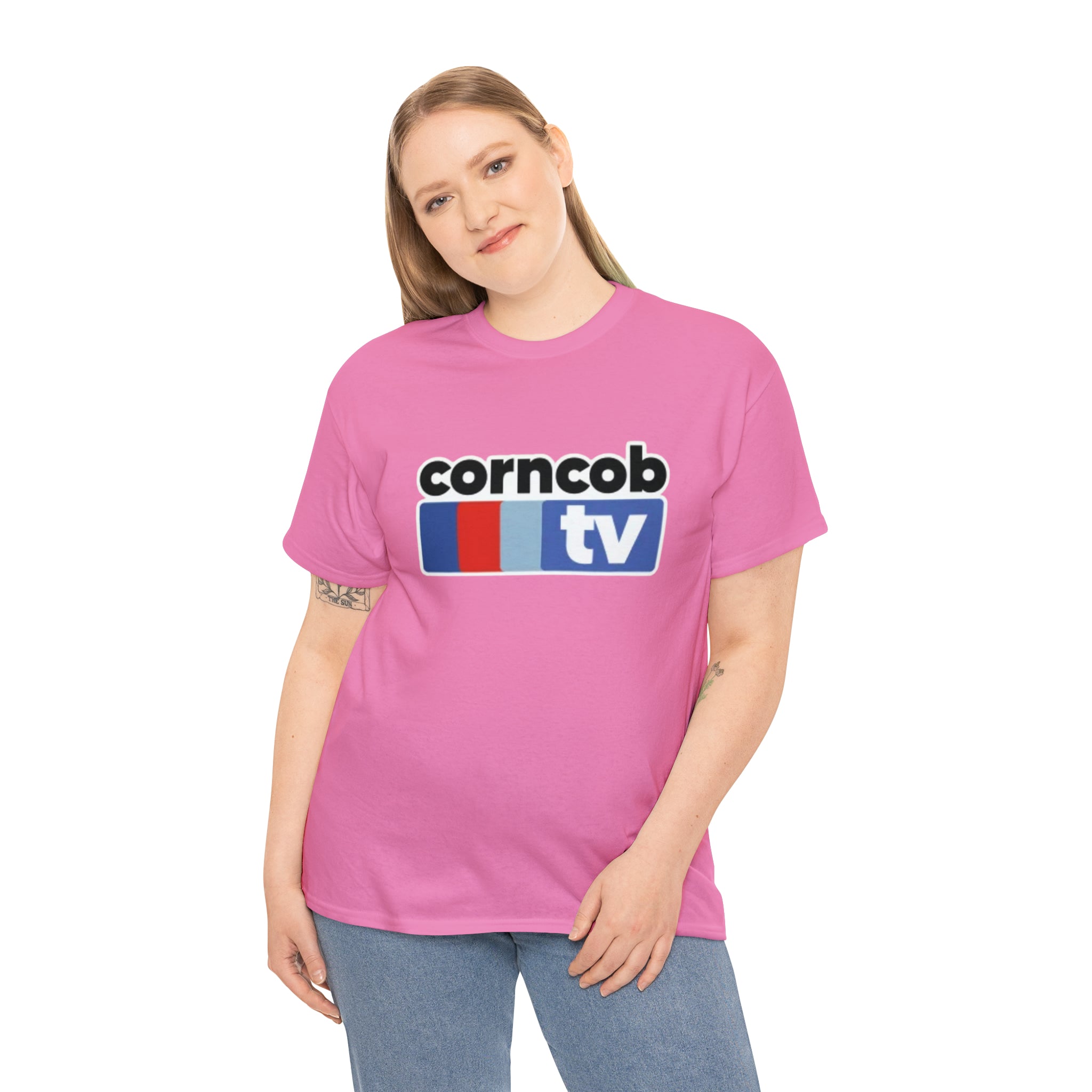 Corncob Tv- Unisex Heavy Cotton T-Shirt - Creations by Chris and Carlos