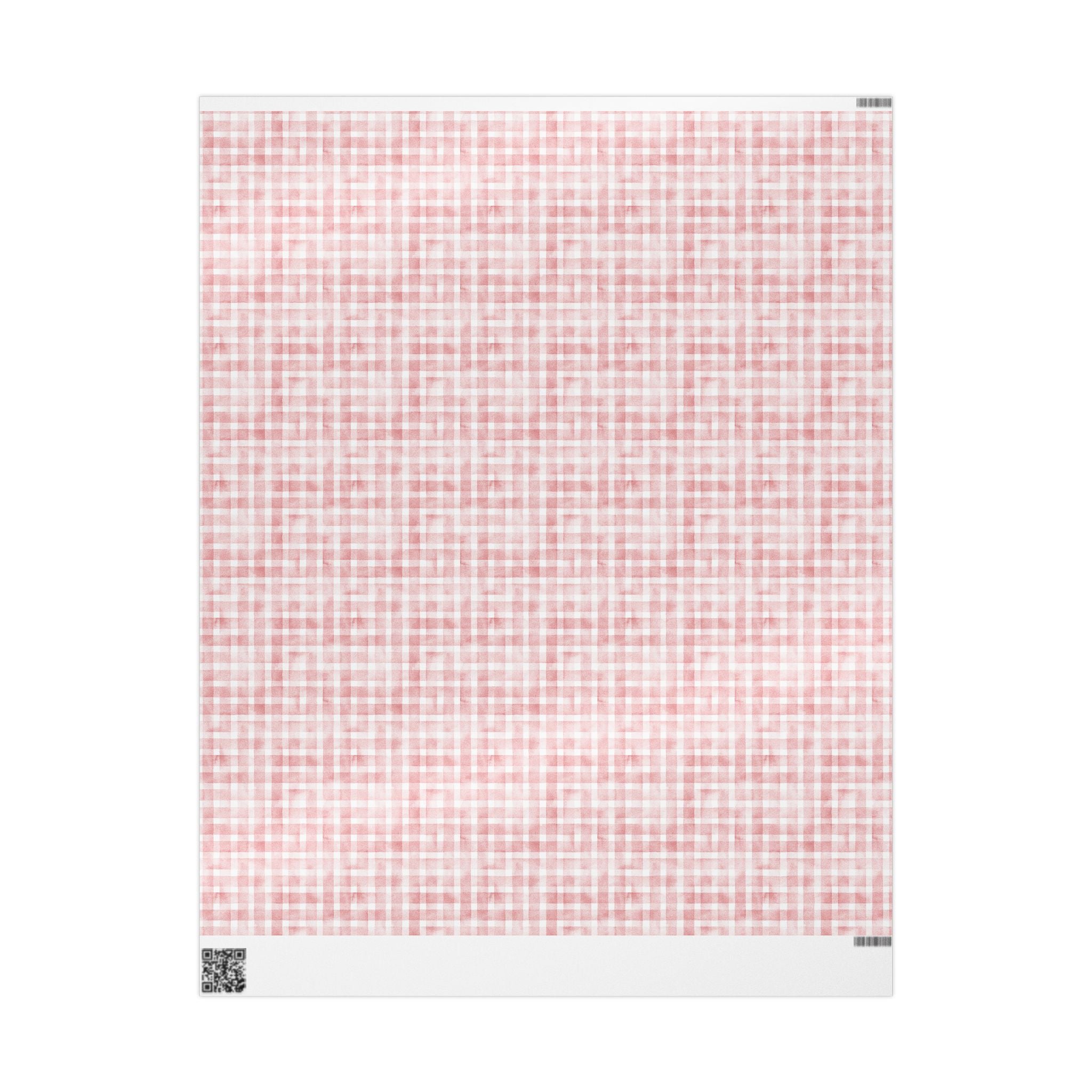 Pink Buffalo Check Wrapping Paper Roll — Classic Gingham Gift Wrap for Birthdays, Baby Showers, and Bridal Showers - Creations by Chris and Carlos