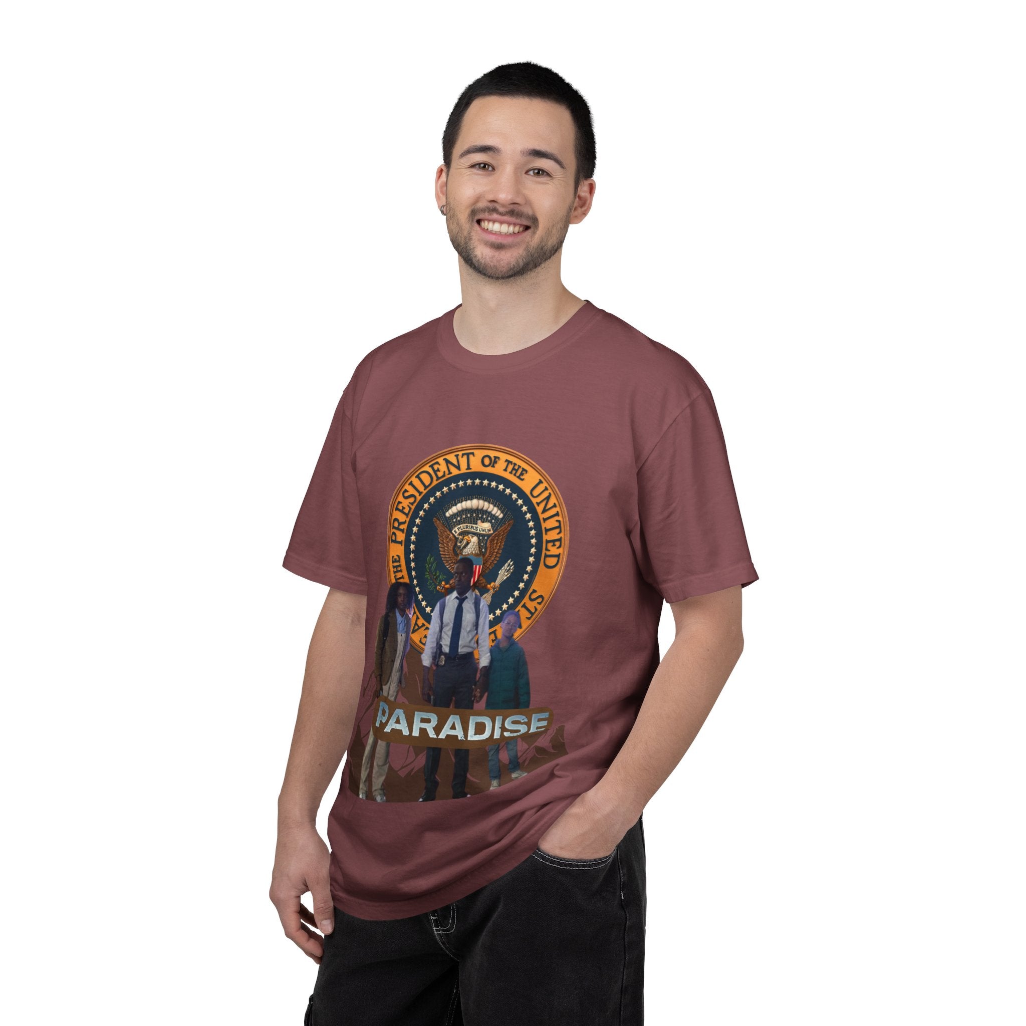 Paradise Presidential Seal Graphic T-Shirt - Creations by Chris and Carlos