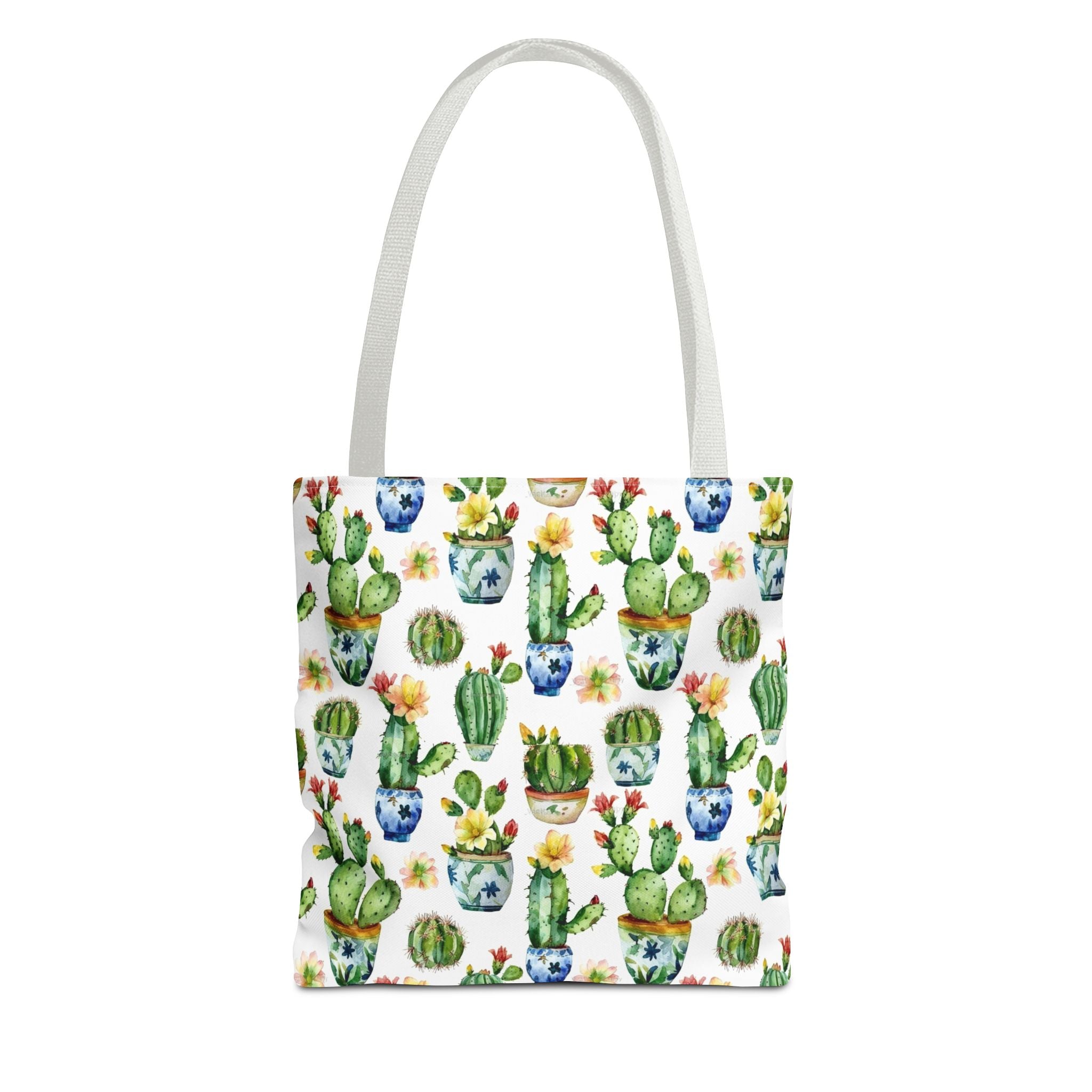 Sol y Alegría (Sun and Joy) Collection- Cactus Succulent Pattern Microfiber Blanket Soft Velveteen Throw for Home & Garden Lovers Cactus Watercolor Tote Bag – Floral Potted Succulent Pattern All-Over Print - Creations by Chris and Carlos