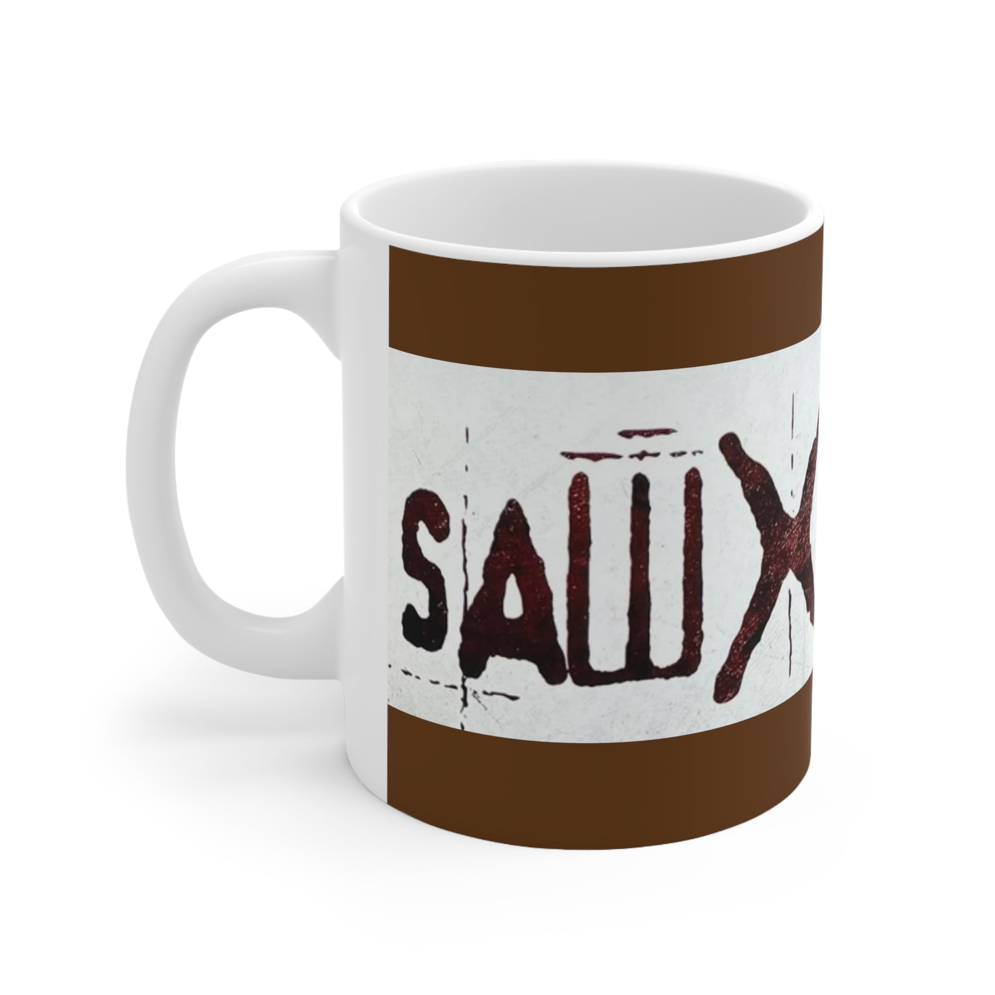 Saw X Movie-  White Ceramic Mug - Creations by Chris and Carlos