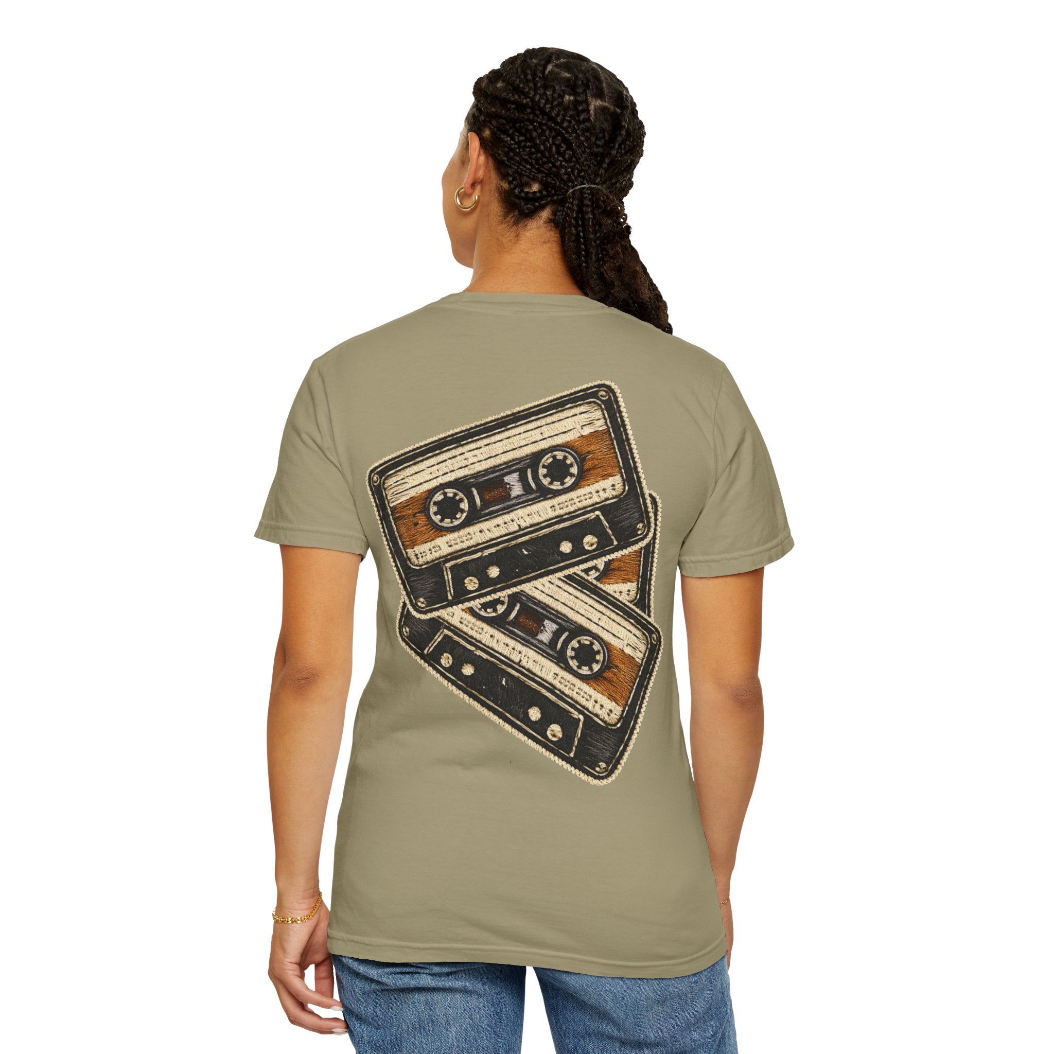 Cassette Tape Retro Tee — "Static Youth / Side B Soul / Basement Tapes" - Creations by Chris and Carlos