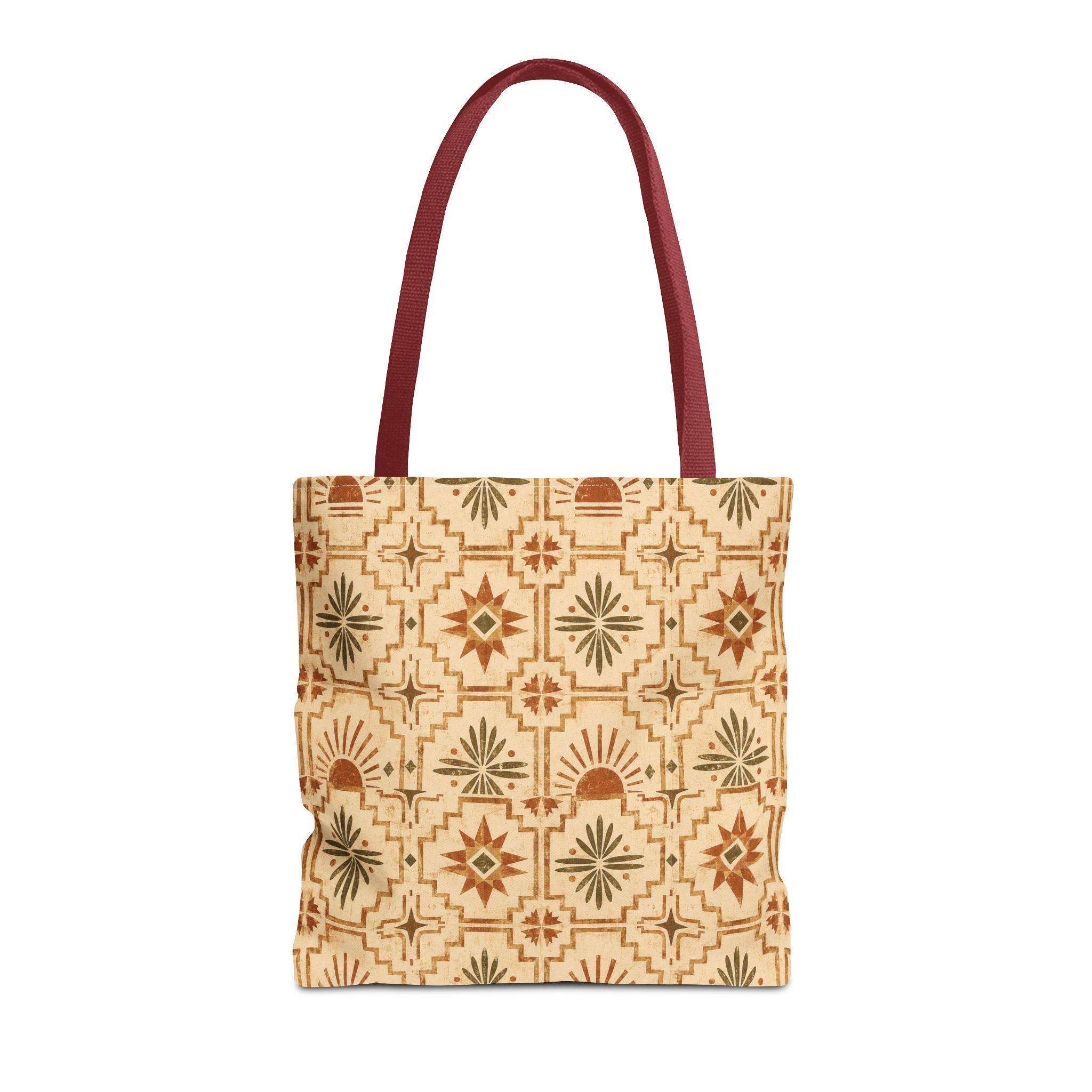 Southwest Geometric Tote Bag – Vintage Desert Pattern All-Over Print - Creations by Chris and Carlos