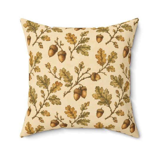 Old Soul Harvest™ Acorn Study Throw Pillow - Throw Pillow from Old Soul Harvest Campfire Circle