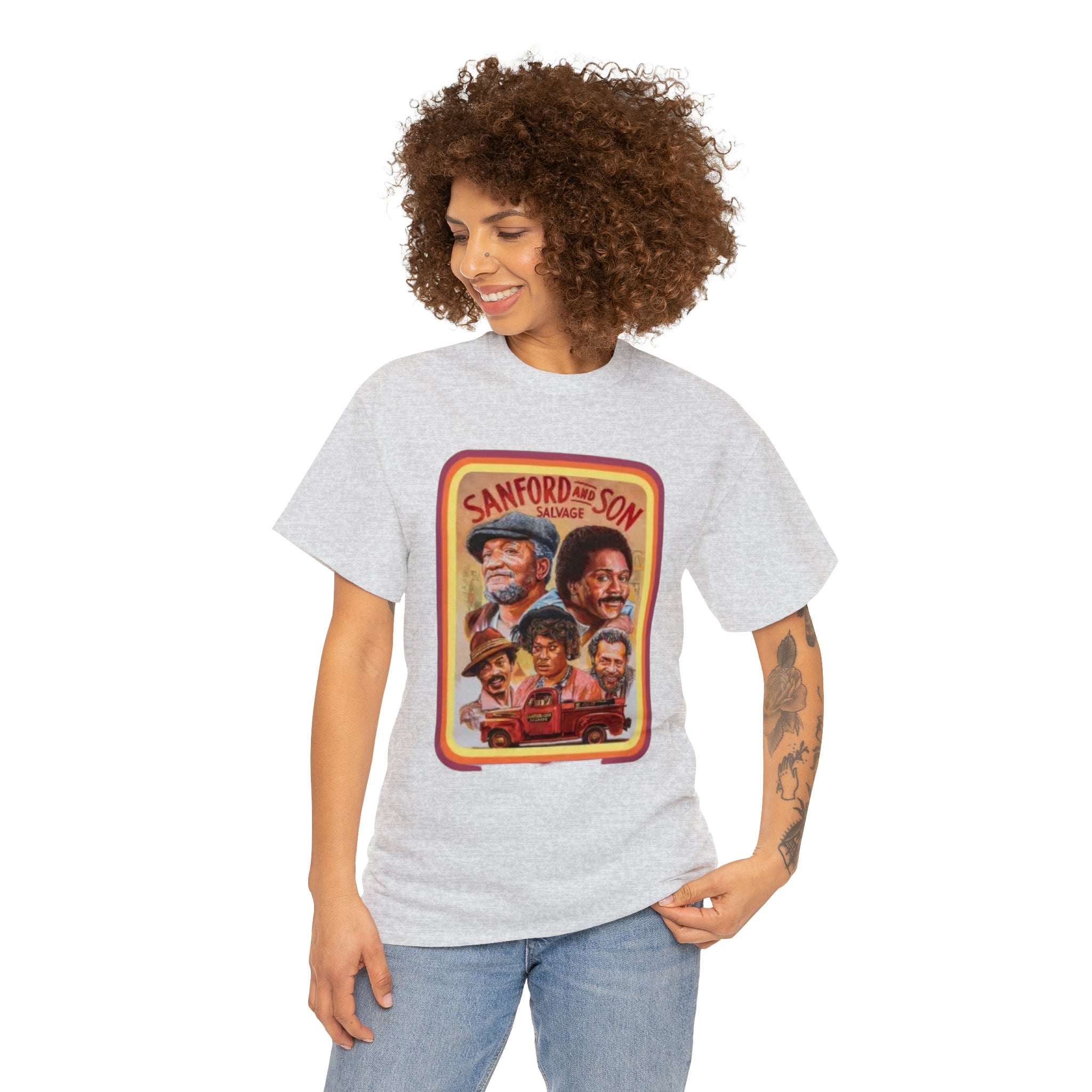 Sandford and Son 70's TV Show- Unisex Heavy Cotton T-Shirt - Creations by Chris and Carlos