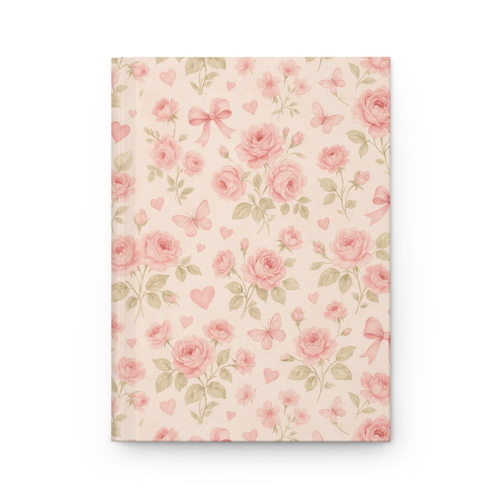 Charming Floral Hardcover Journal, Cute Notebook for Writing, Gift for Her, Journal for Moms, Planner for Students, Beautiful Writing [...]